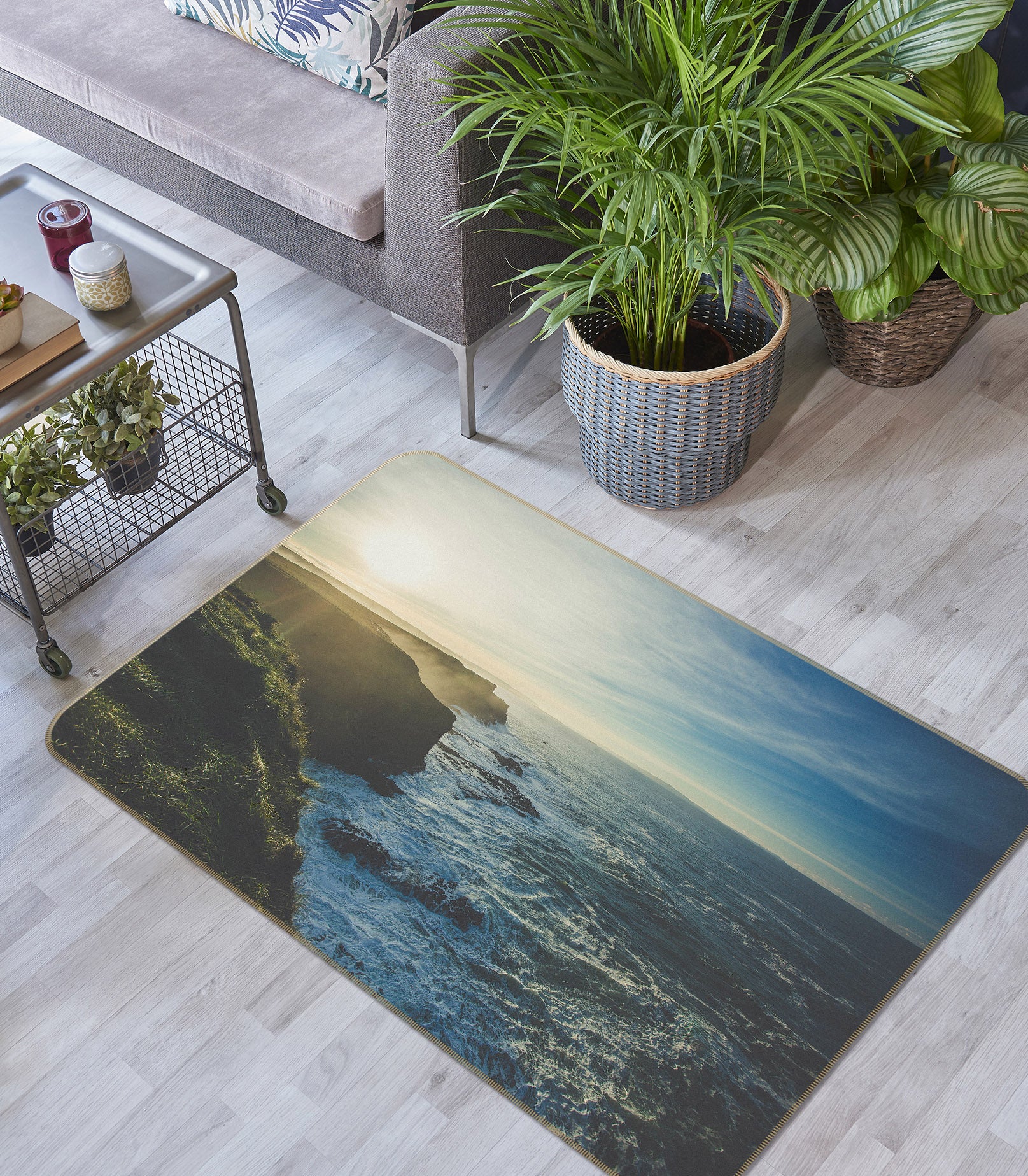 3D Sea Stone 36190 Non Slip Rug Mat