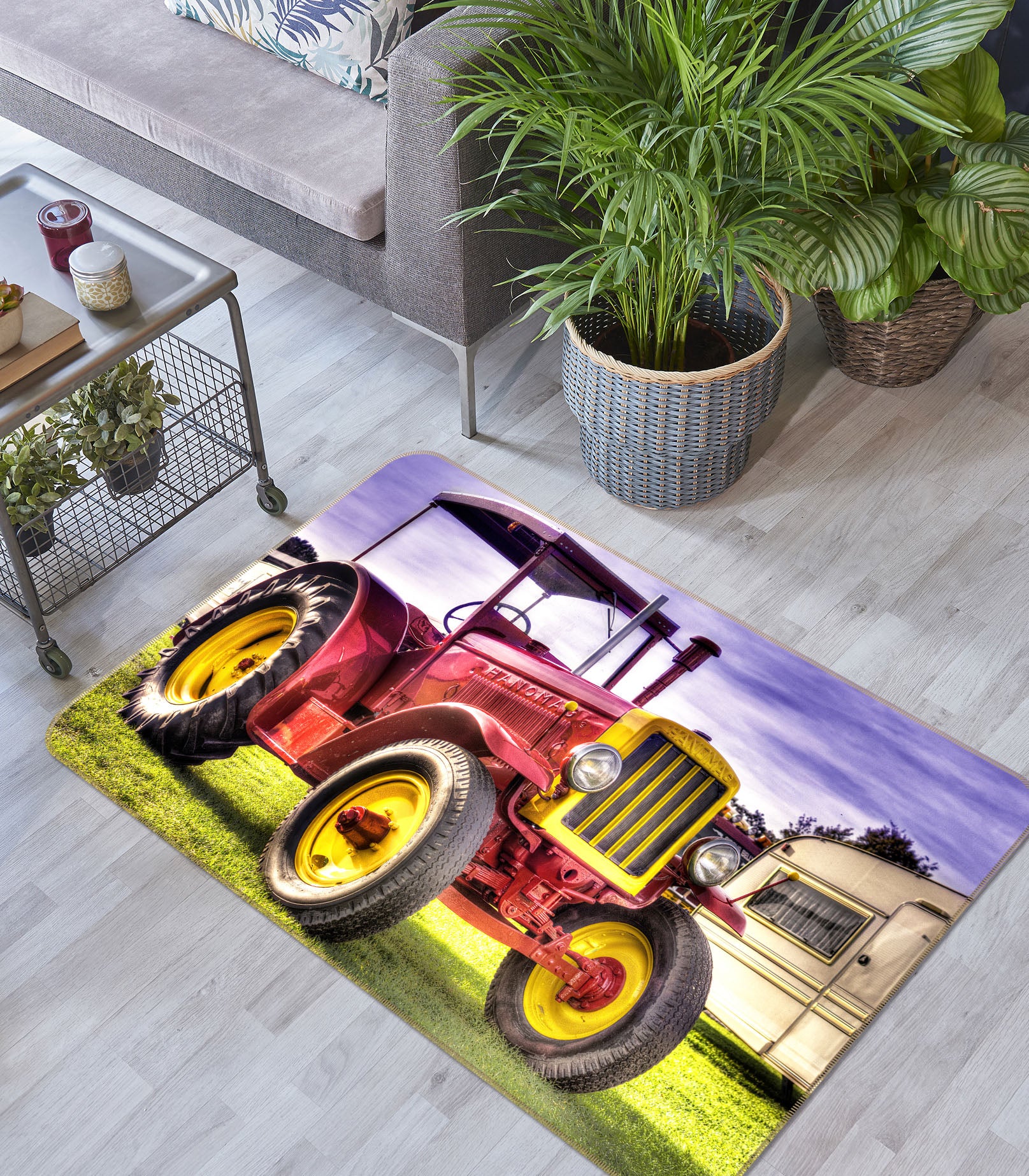 3D Four-Wheeled Vehicle 42028 Vehicle Non Slip Rug Mat