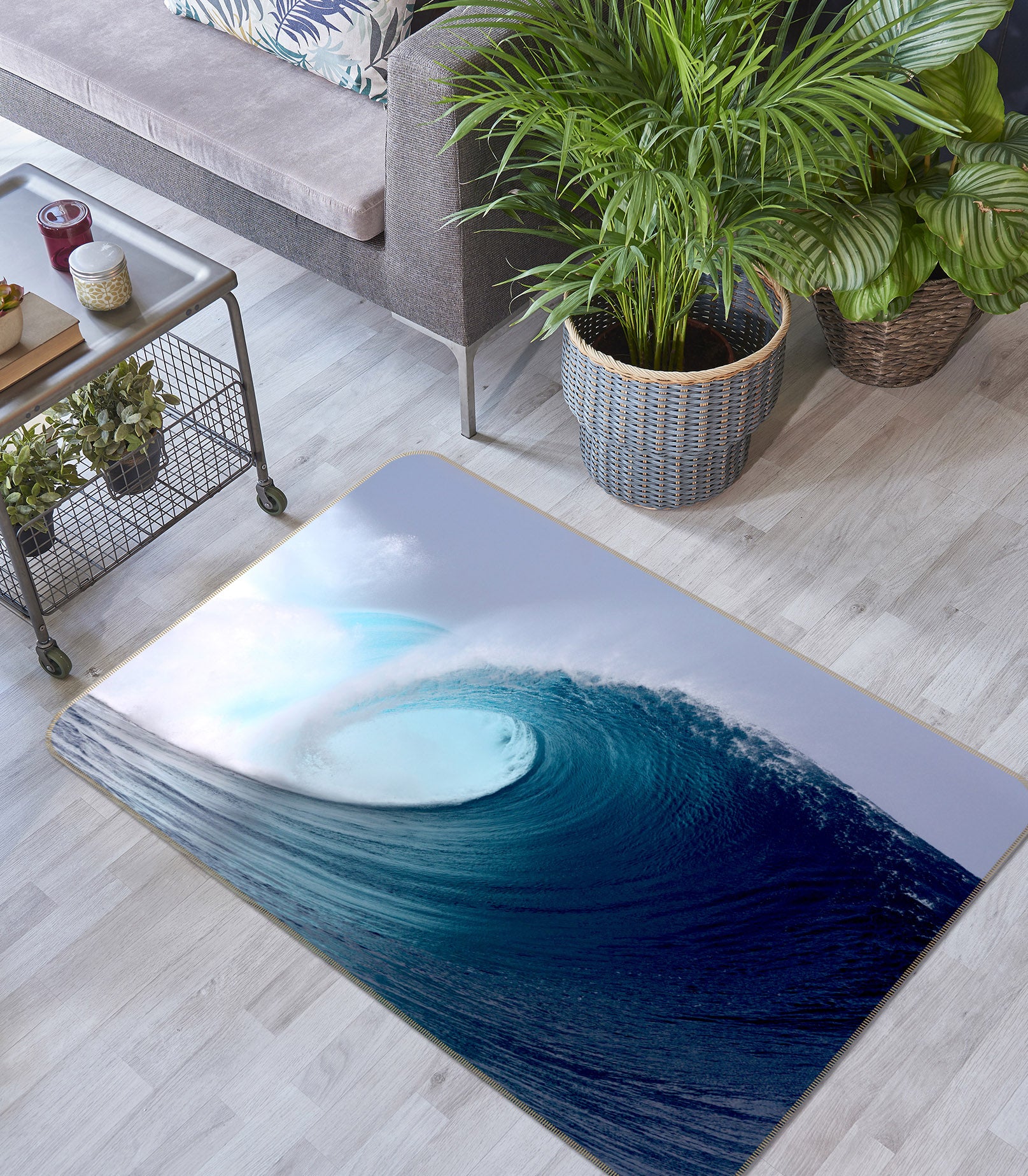3D Waves 36011 Non Slip Rug Mat