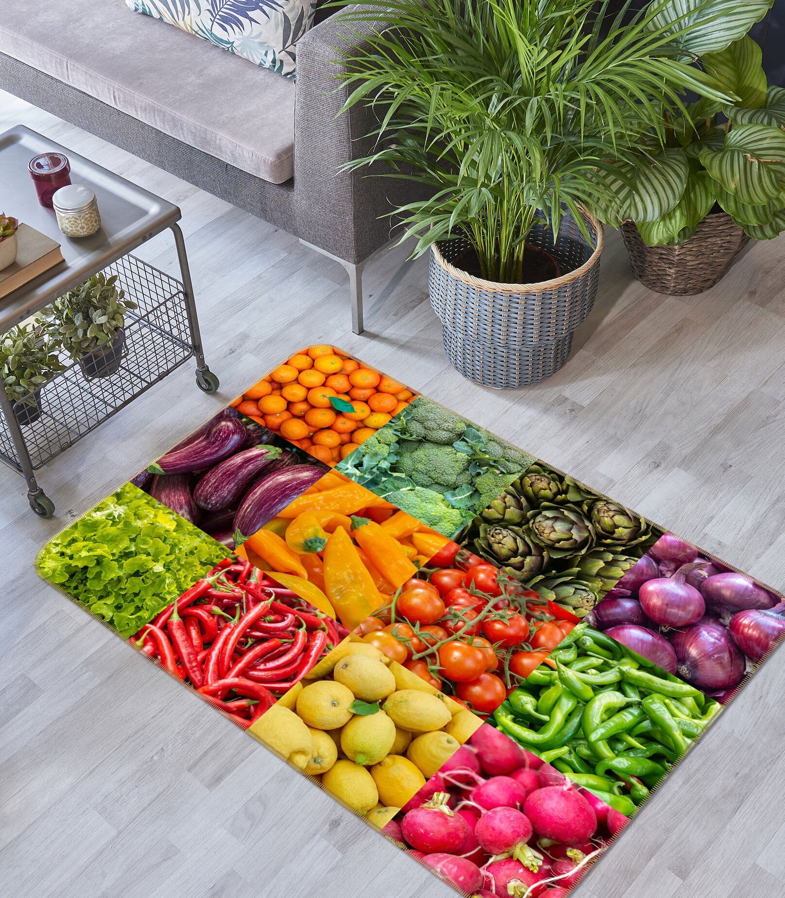 3D Vegetable And Fruit 1021 Assaf Frank Rug Non Slip Rug Mat Mat AJ Creativity Home 