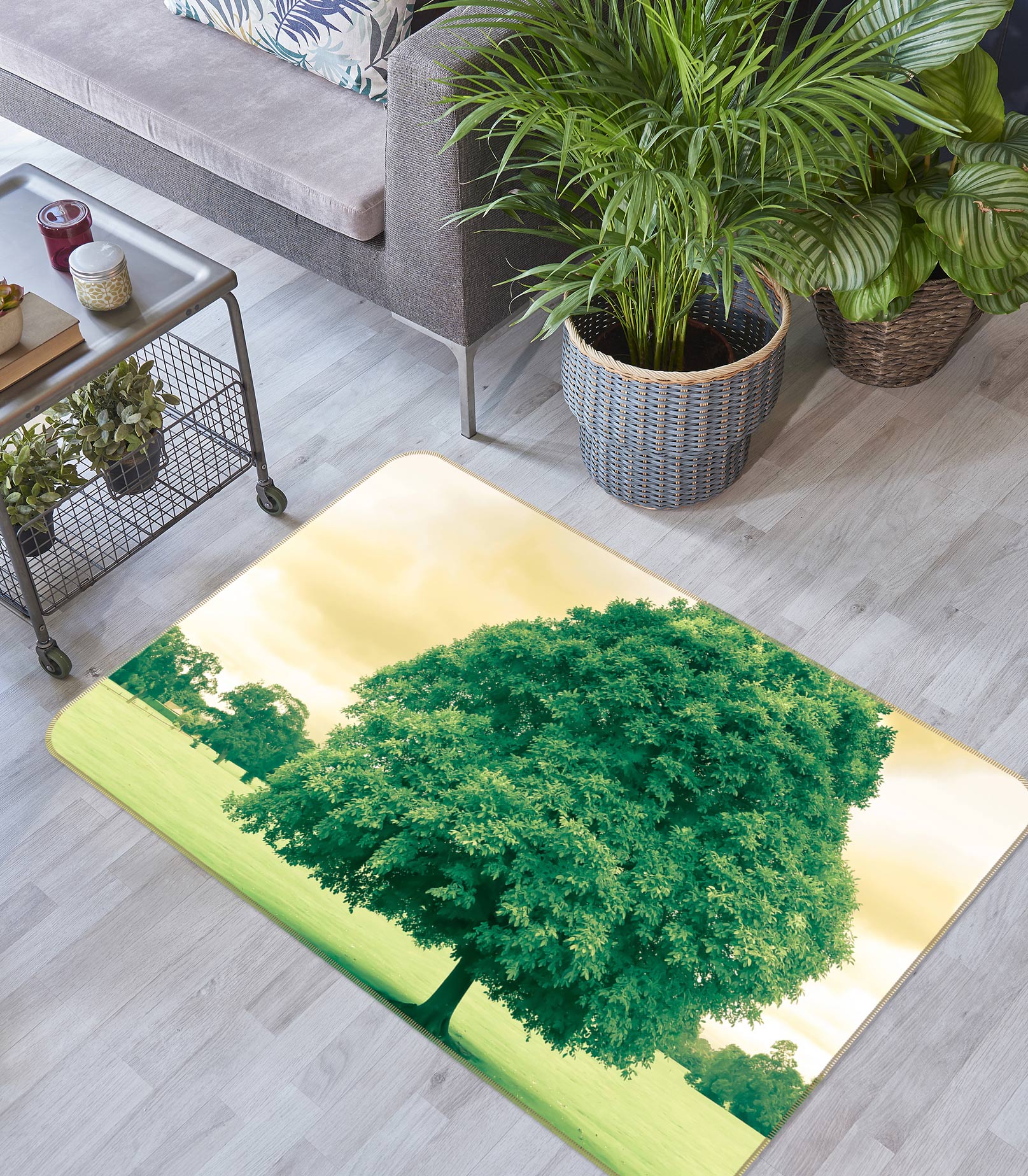 3D Trees 75231 Non Slip Rug Mat