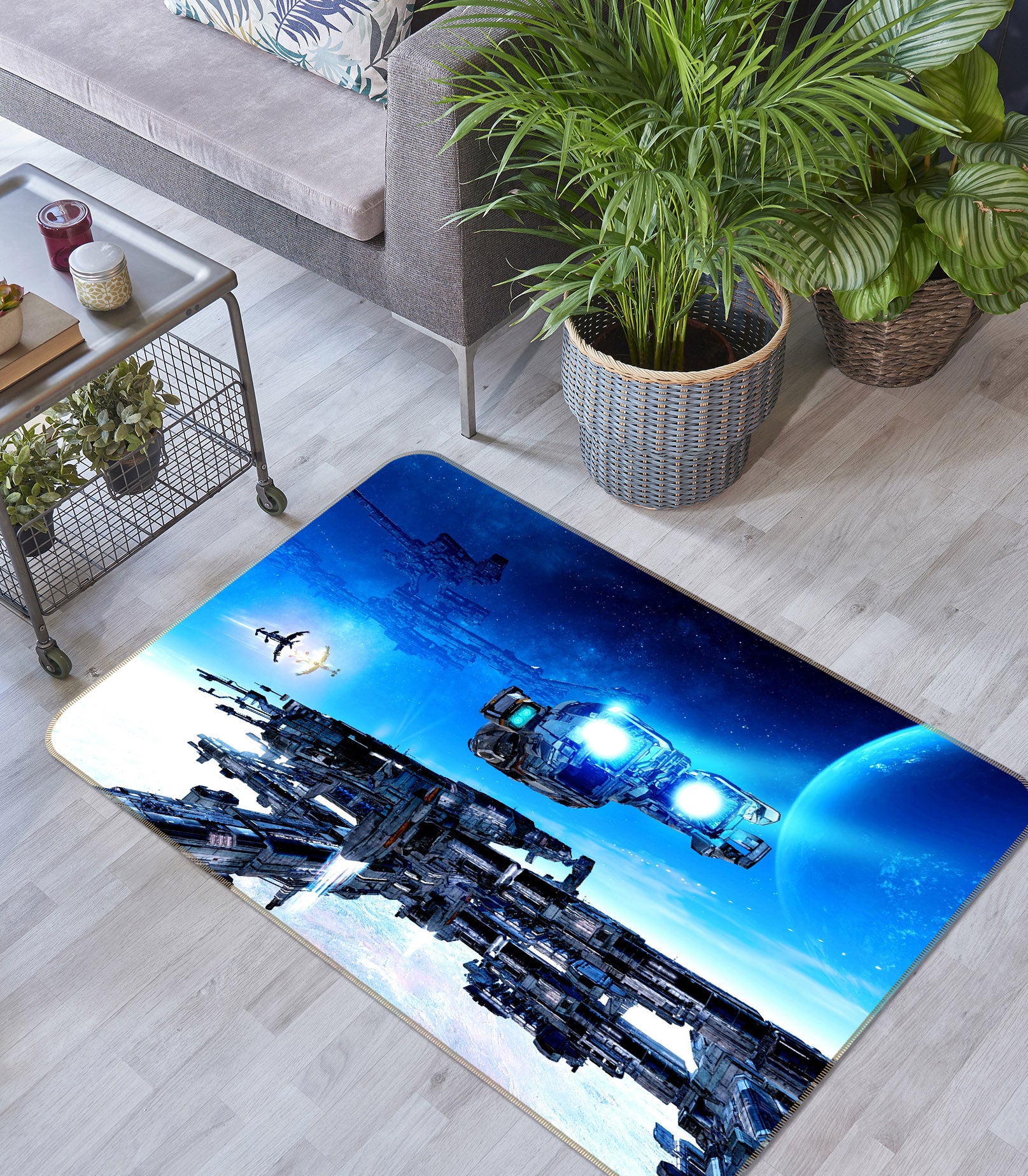 3D Spacecraft 38239 Vehicle Non Slip Rug Mat