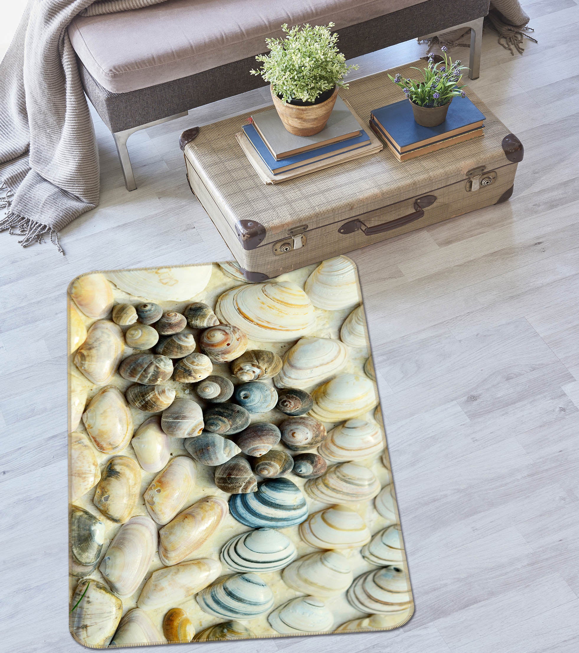 3D Shell 65030 Non Slip Rug Mat