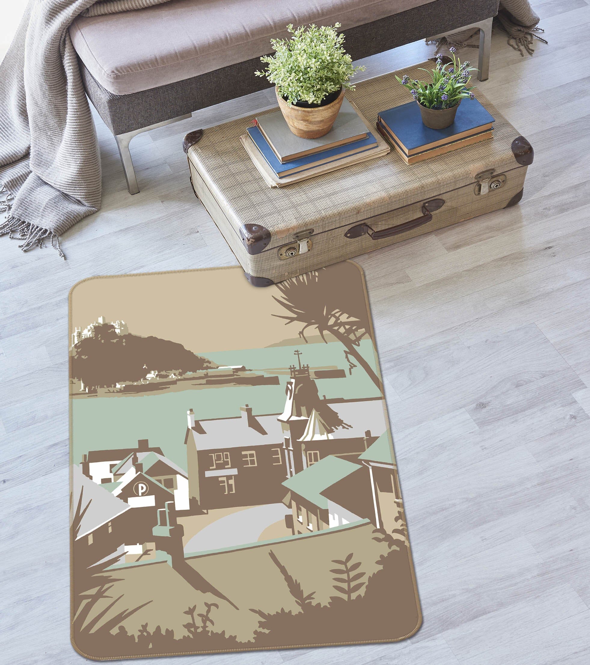 3D Marazion 1120 Steve Read Rug Non Slip Rug Mat Mat AJ Creativity Home 