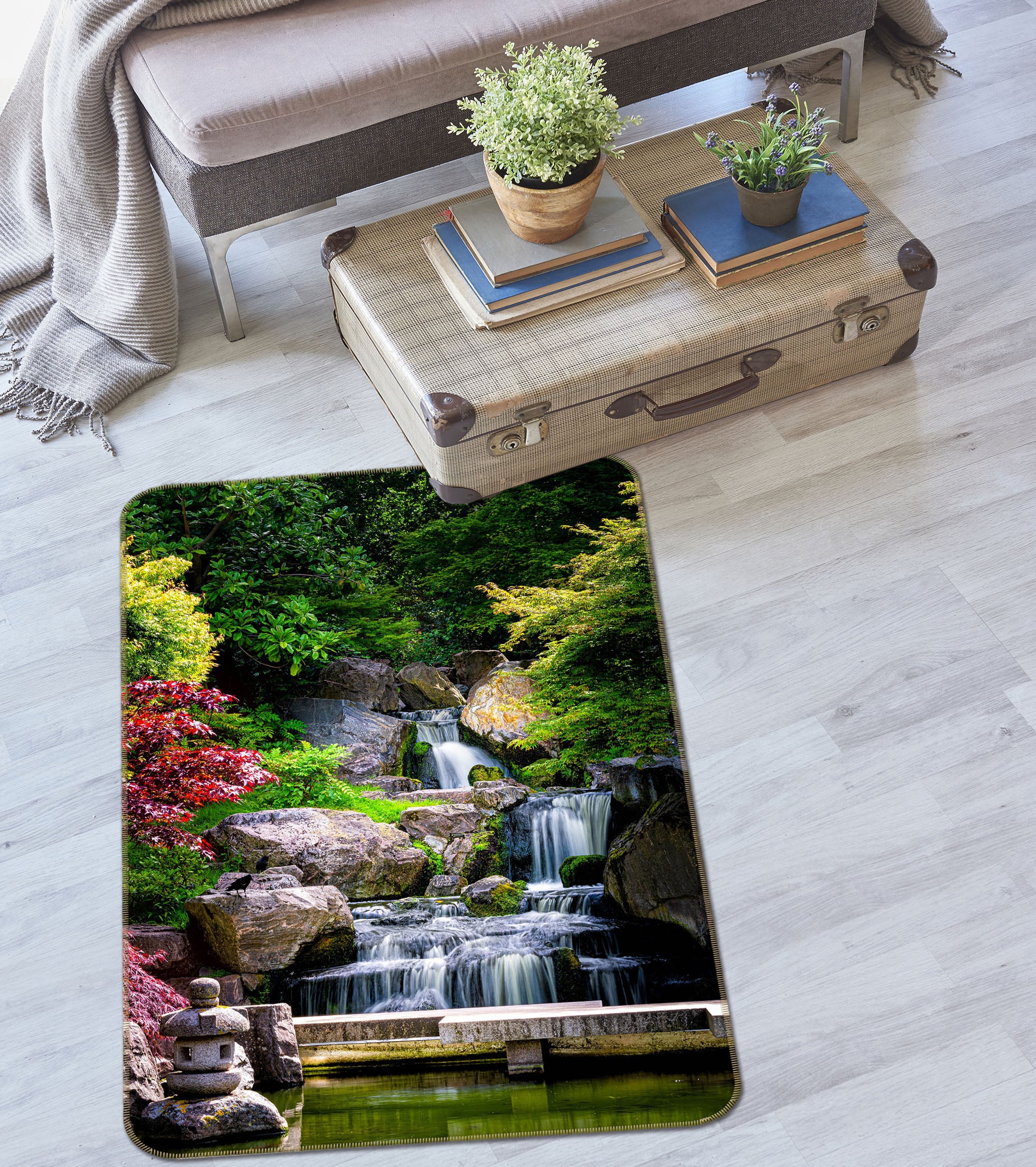 3D Waterfall 26200 Non Slip Rug Mat