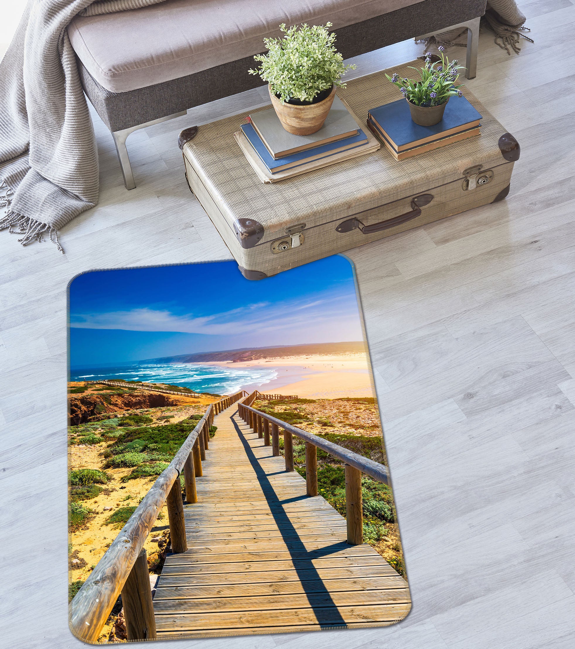 3D Bridge Gallery 26190 Non Slip Rug Mat