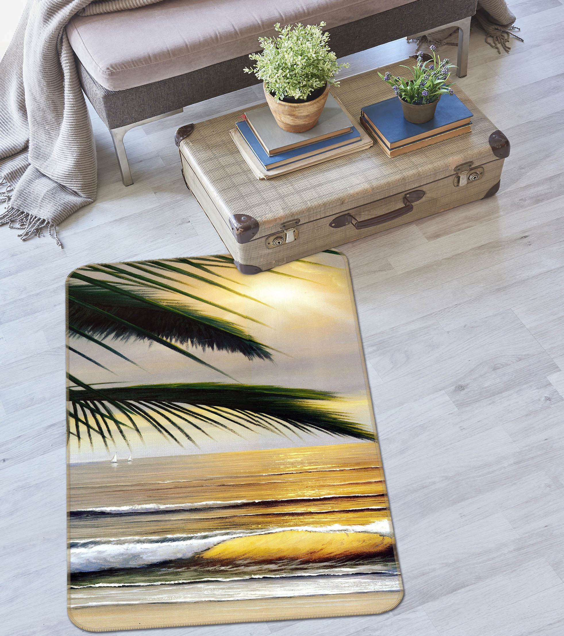 3D Seaside 32190 Non Slip Rug Mat