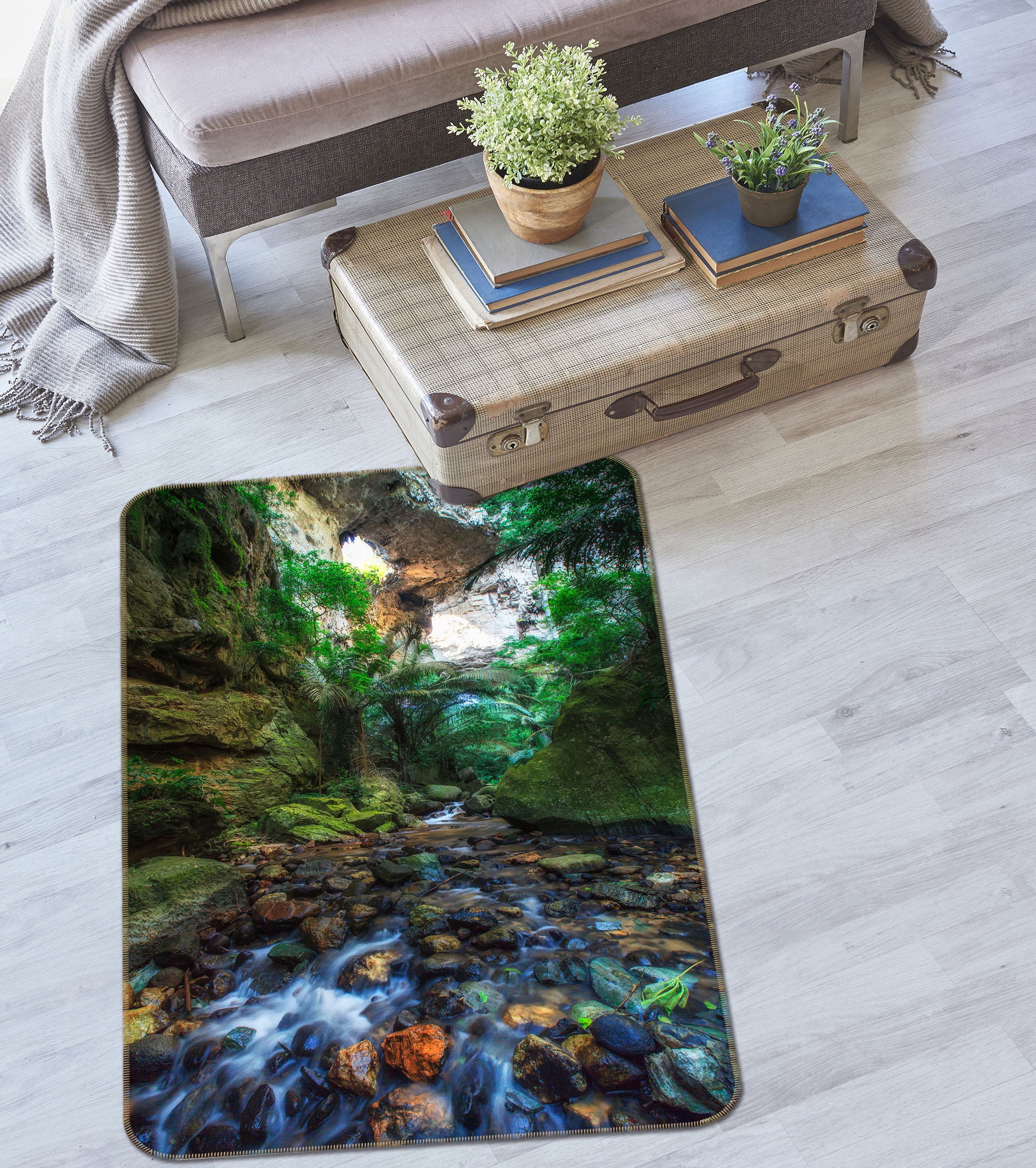 3D Stone Creek 26186 Non Slip Rug Mat