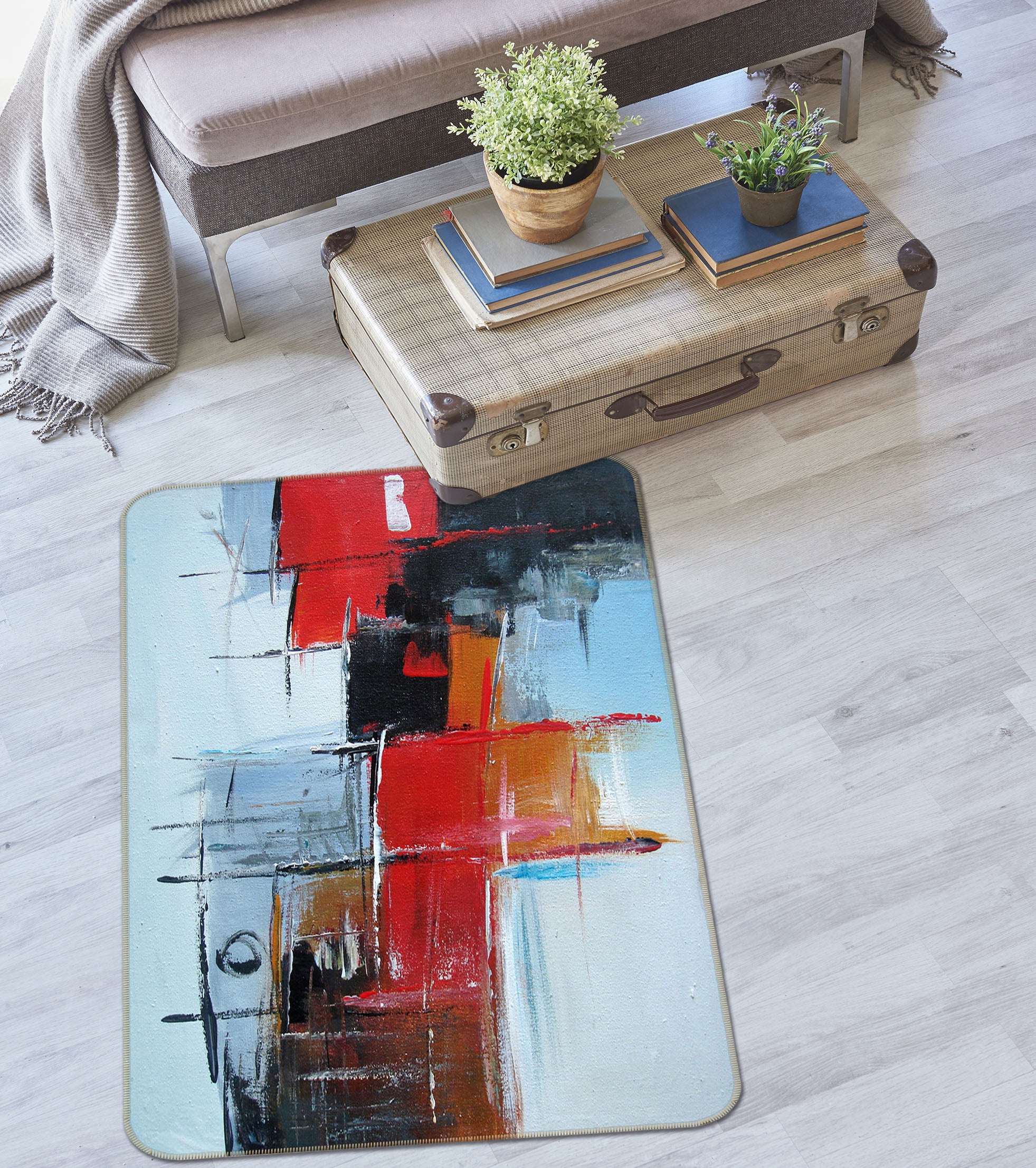 3D Pattern 33243 Non Slip Rug Mat