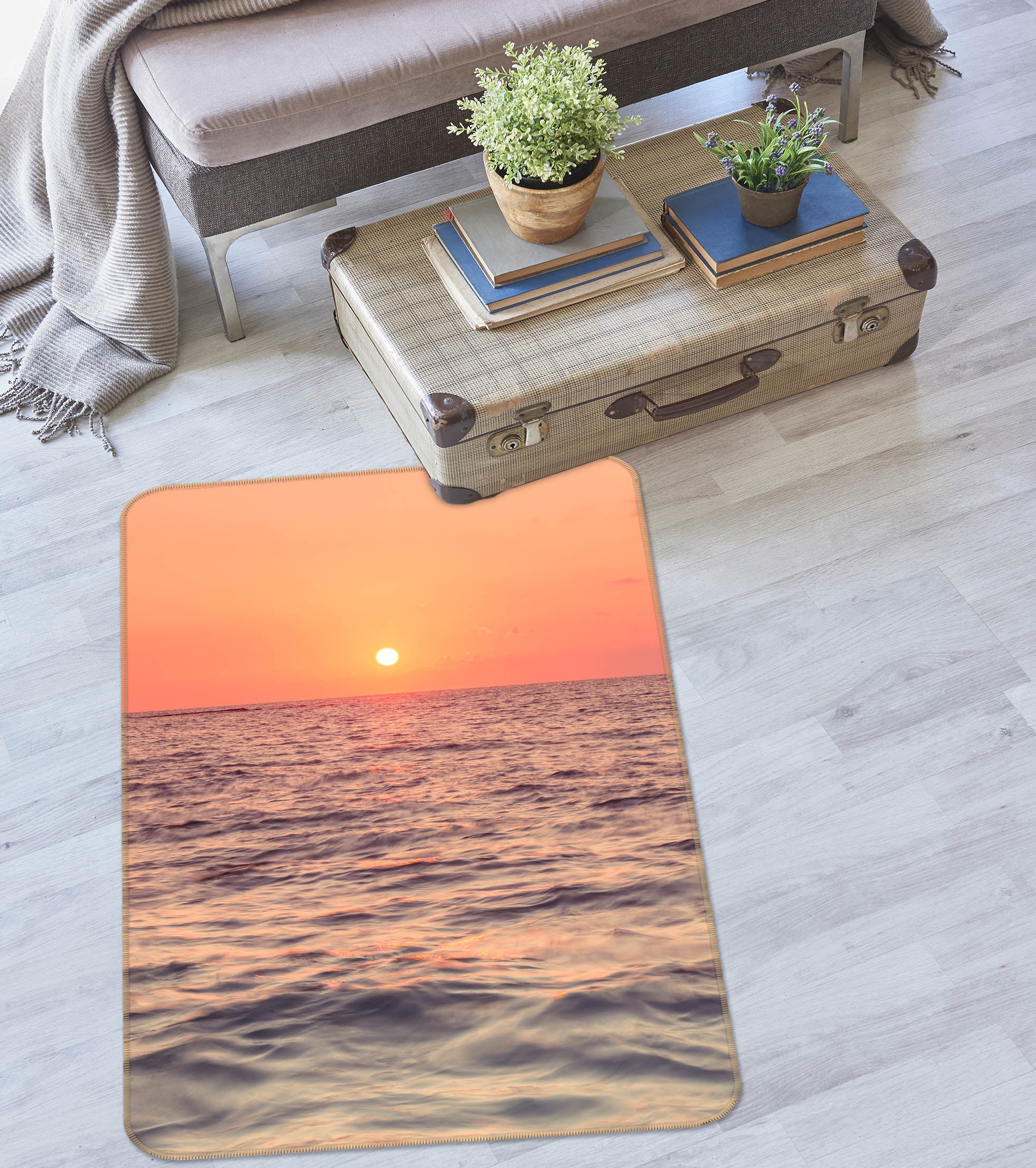 3D Ocean 83297 Assaf Frank Rug Non Slip Rug Mat
