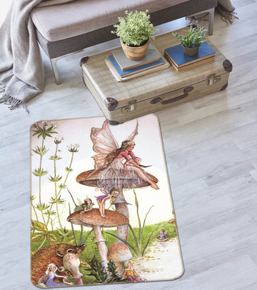 3D Mushroom 34101 Non Slip Rug Mat
