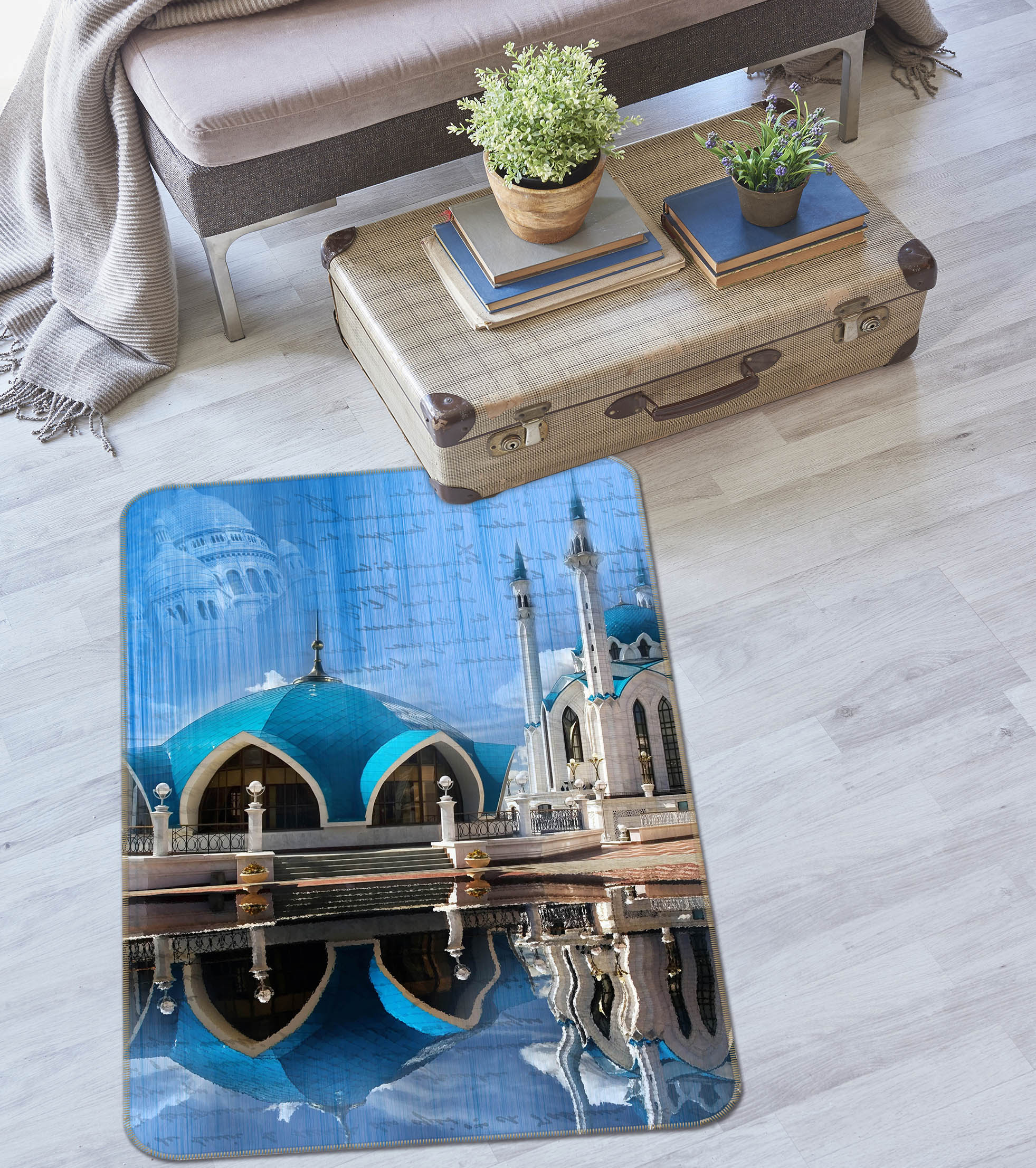 3D Building 32144 Non Slip Rug Mat