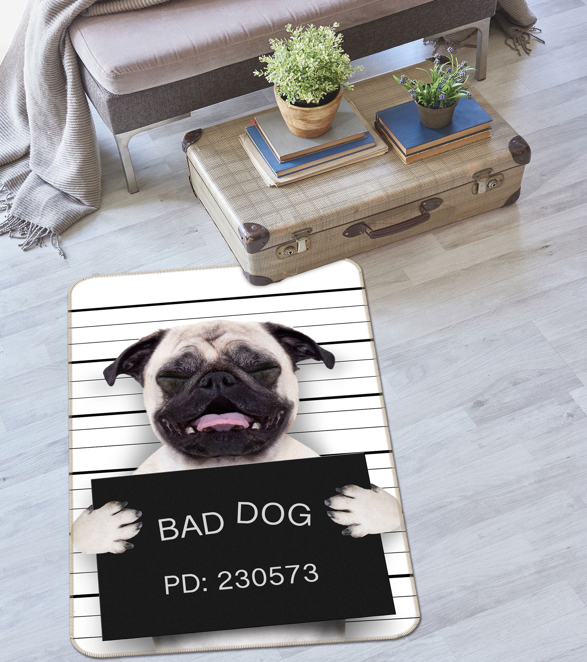 3D Bago Dog 37139 Non Slip Rug Mat
