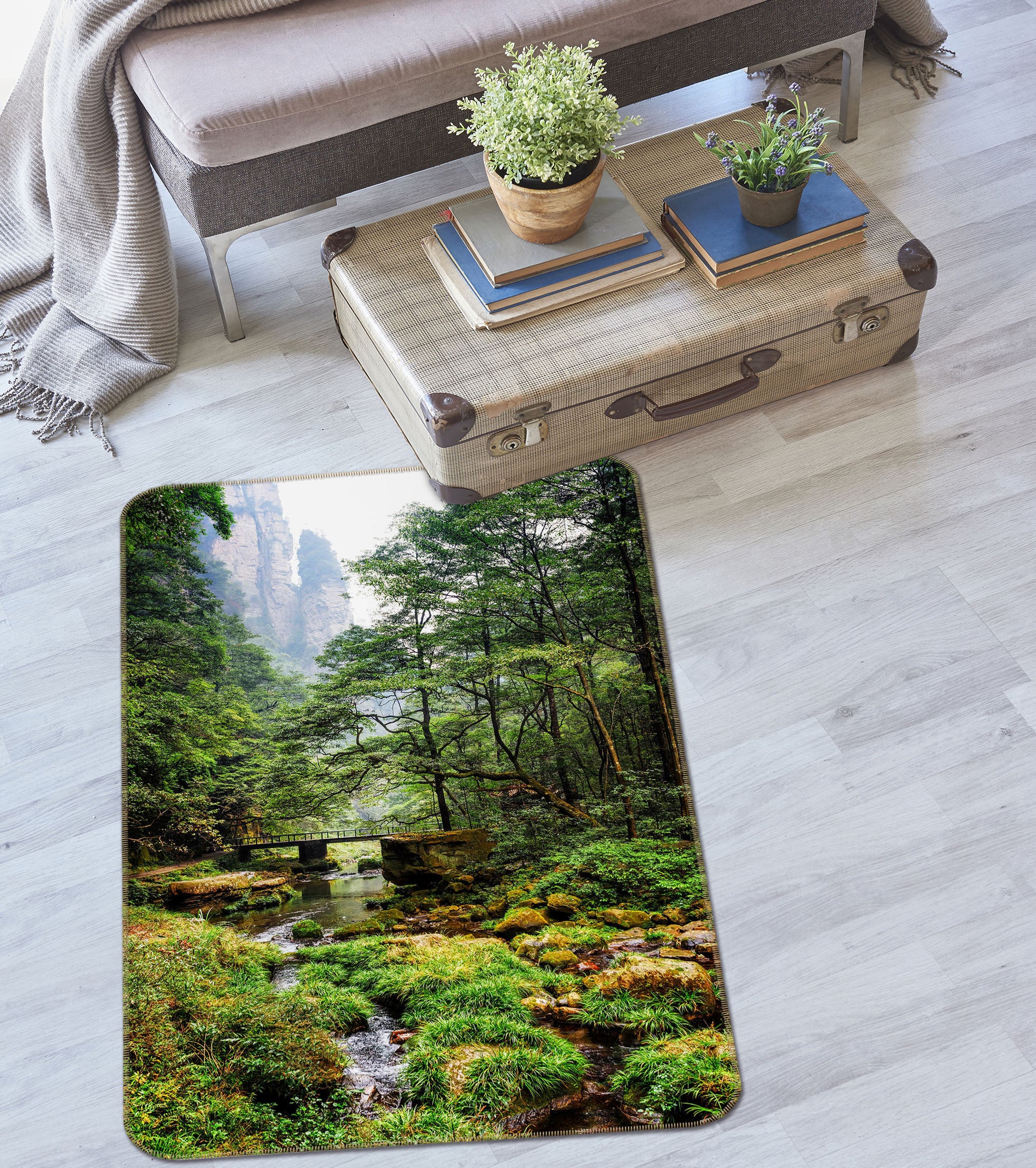 3D Jungle 26136 Non Slip Rug Mat