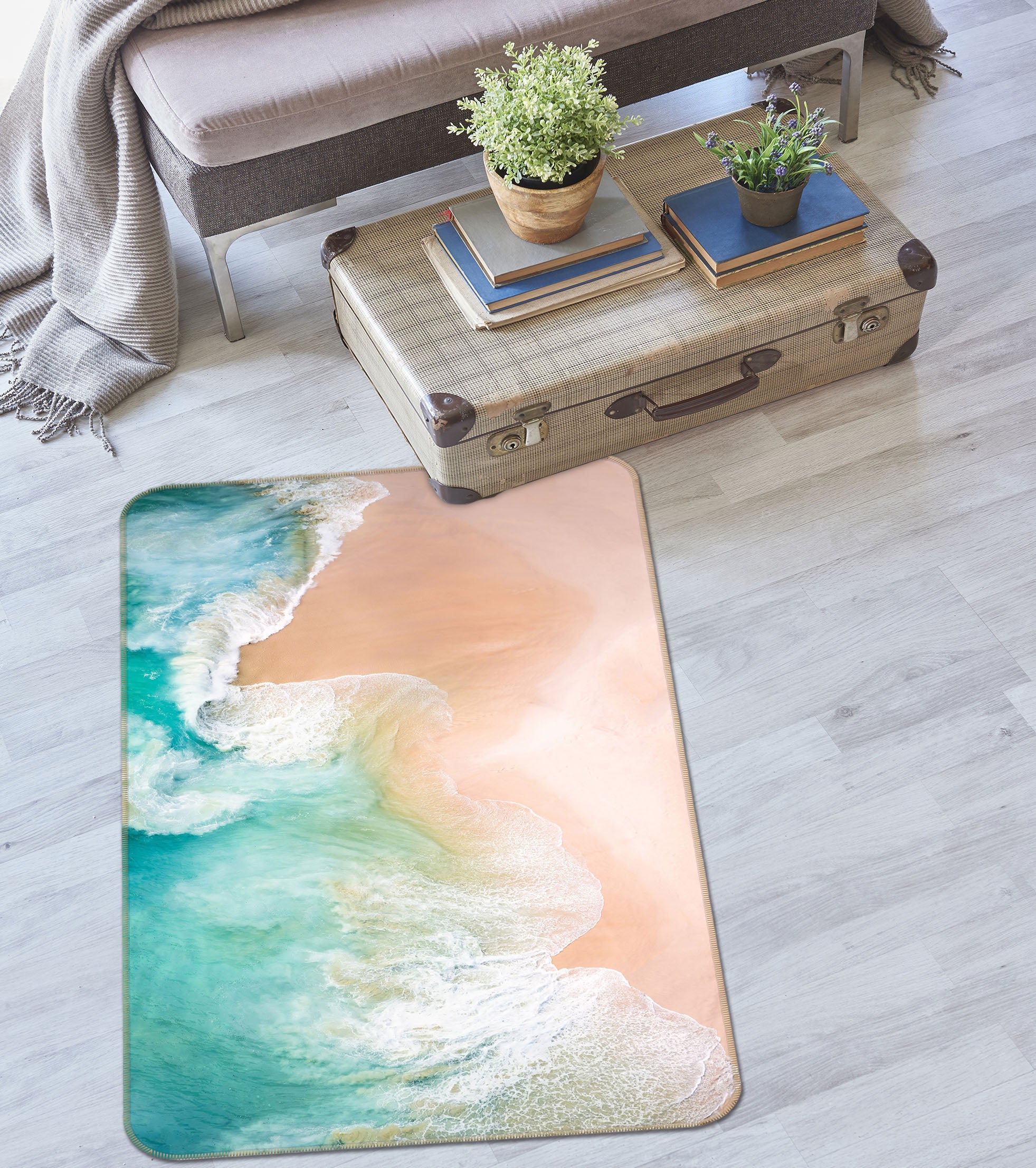 3D Seaside 26206 Non Slip Rug Mat