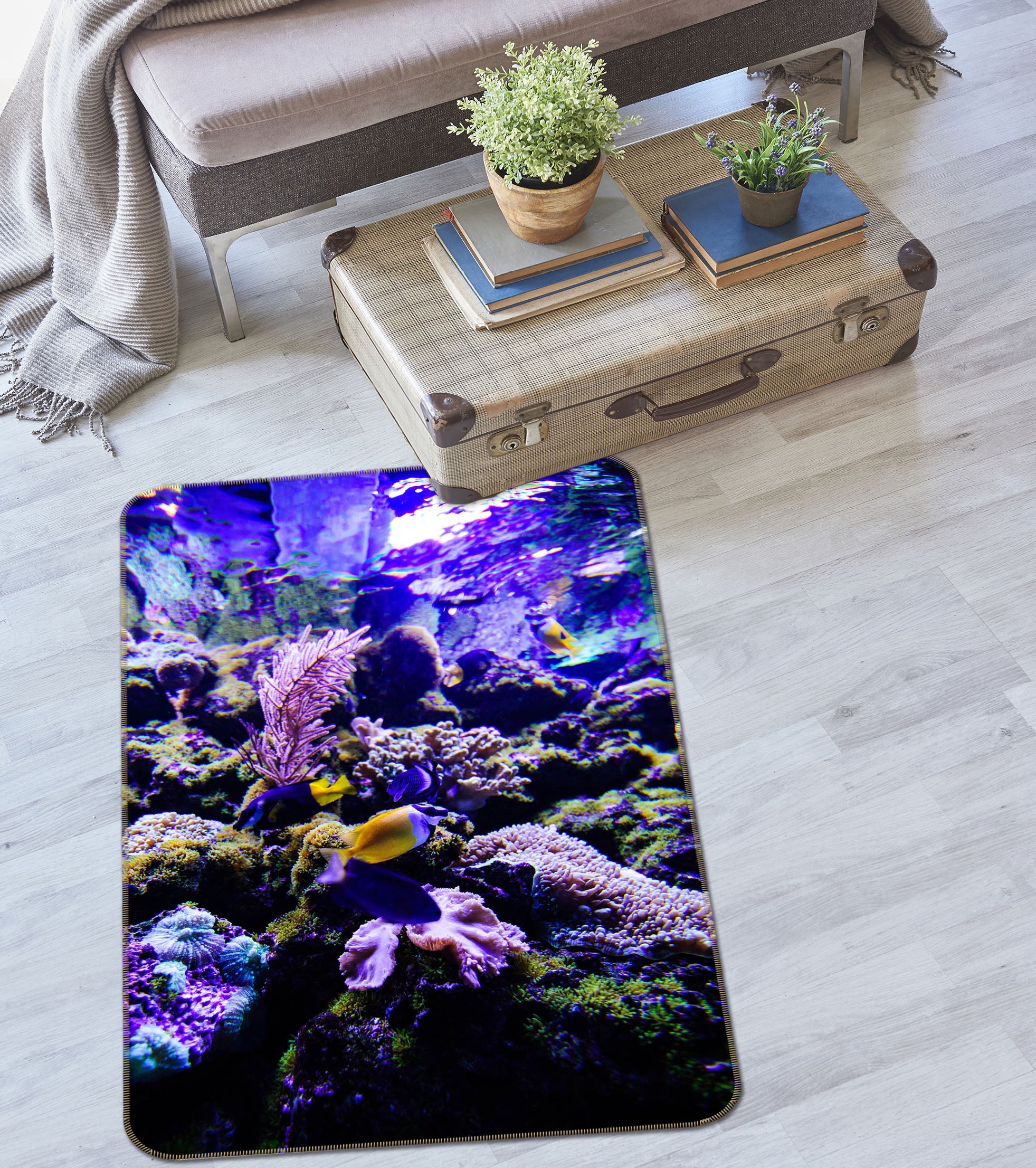 3D Coral Fish 26172 Non Slip Rug Mat