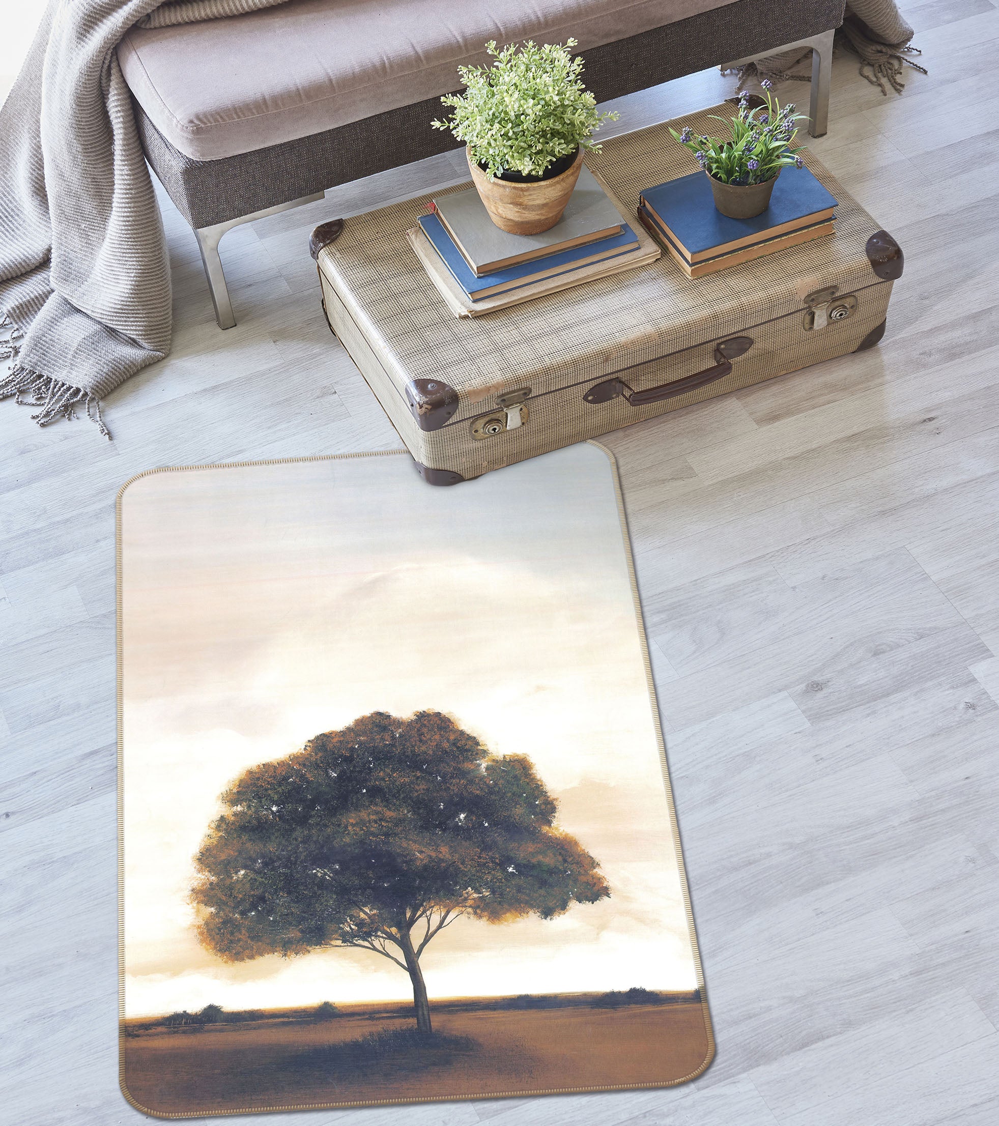 3D Tree 32181 Non Slip Rug Mat