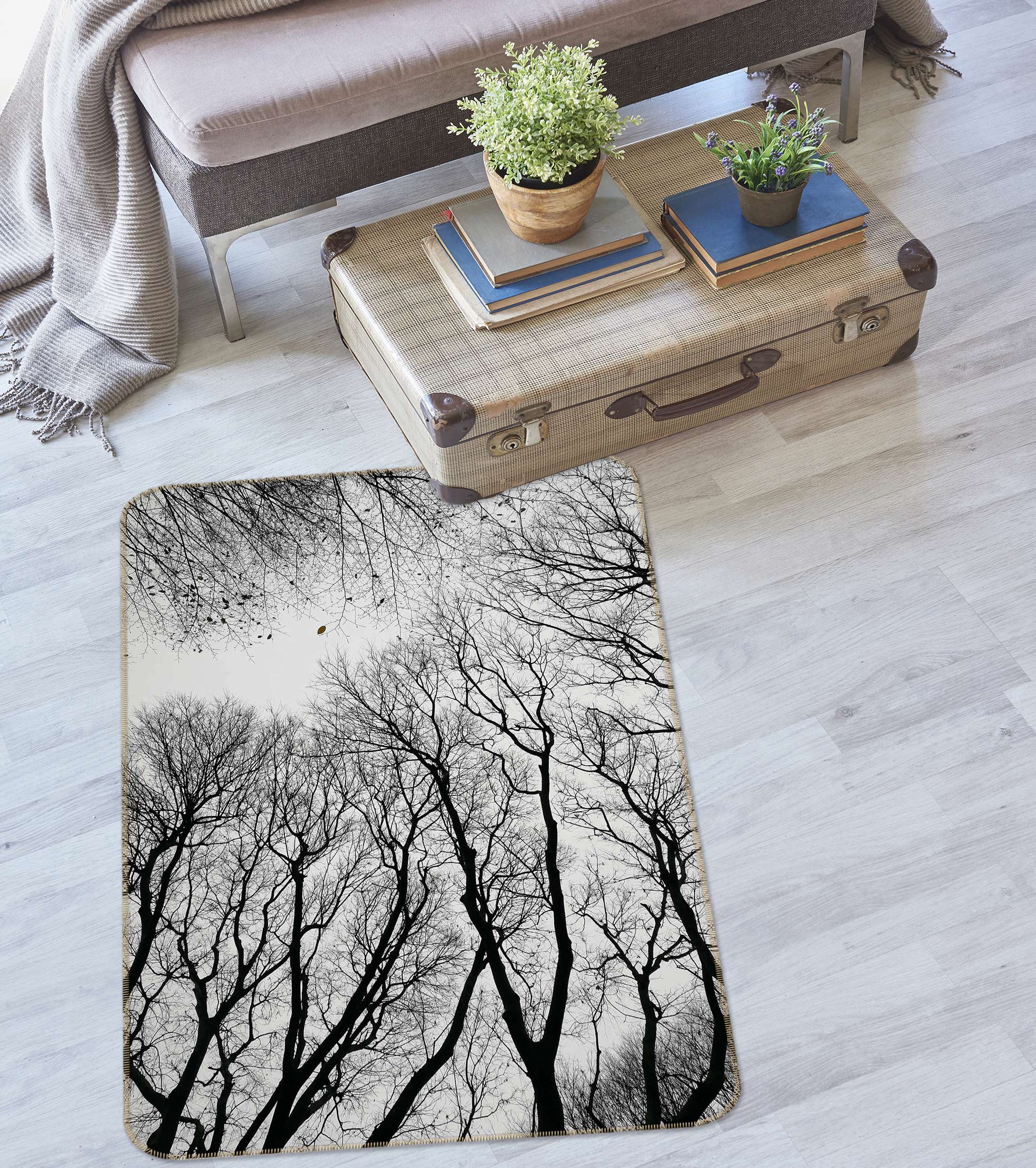 3D Dead Wood 27025 Non Slip Rug Mat