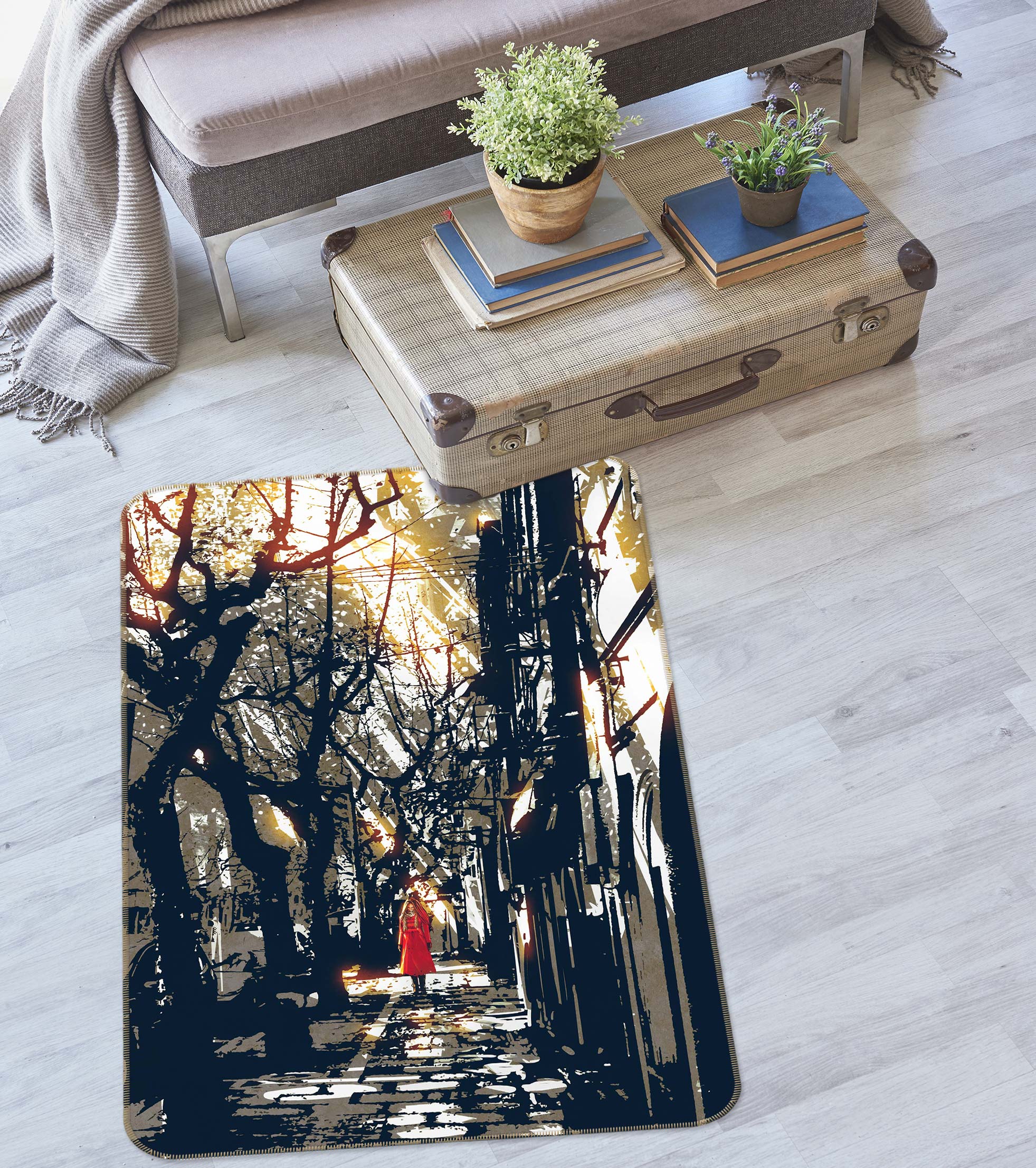 3D Street 33055 Non Slip Rug Mat