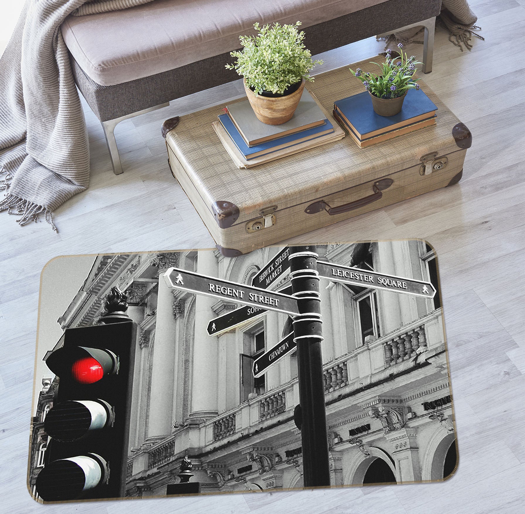 3D Street Side 32006 Non Slip Rug Mat