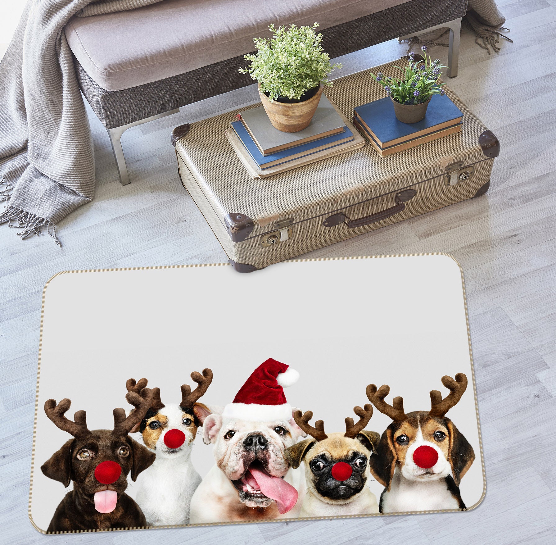 3D Dog 68233 Animal Non Slip Rug Mat