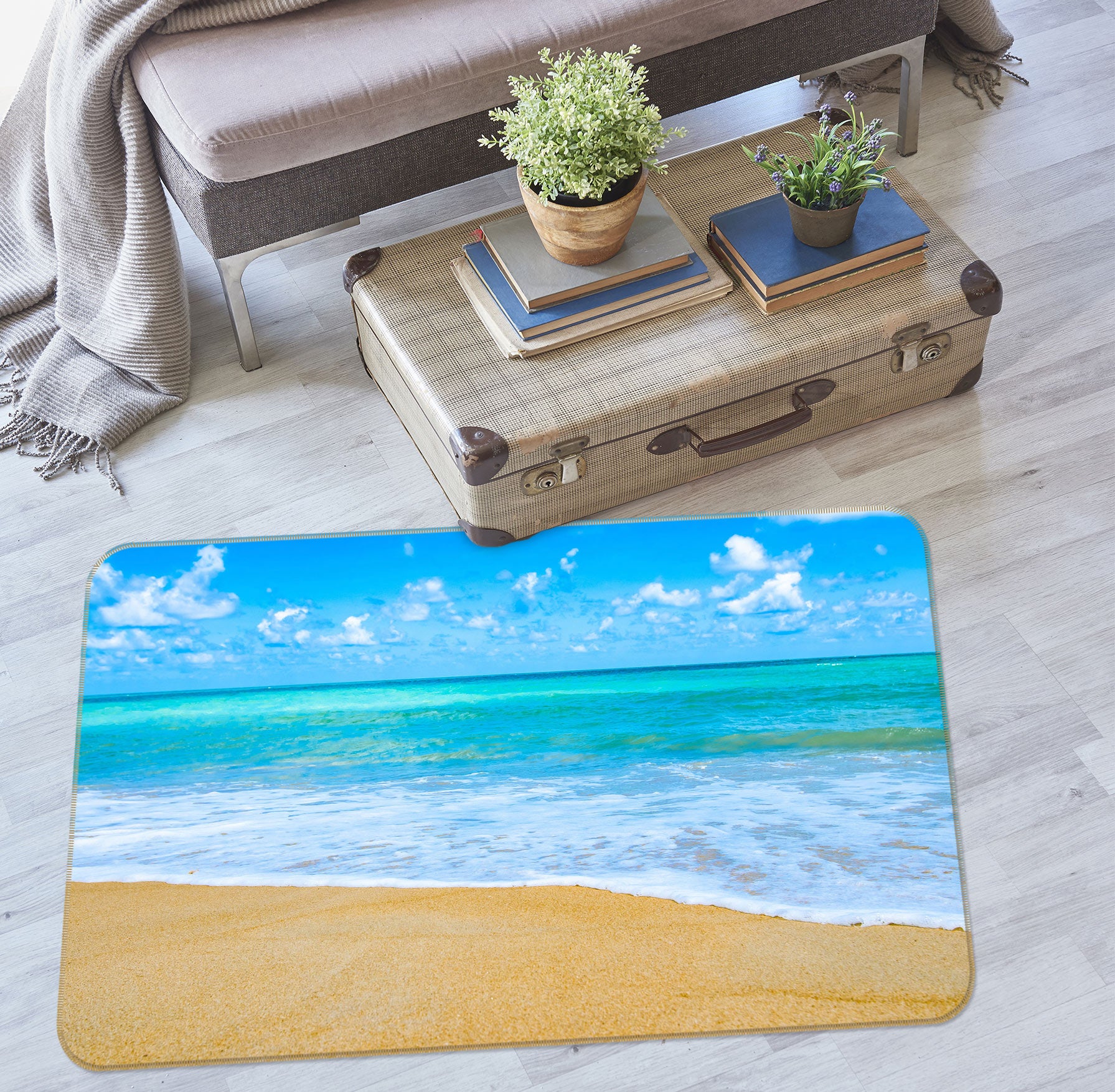 3D Seaside 76254 Non Slip Rug Mat