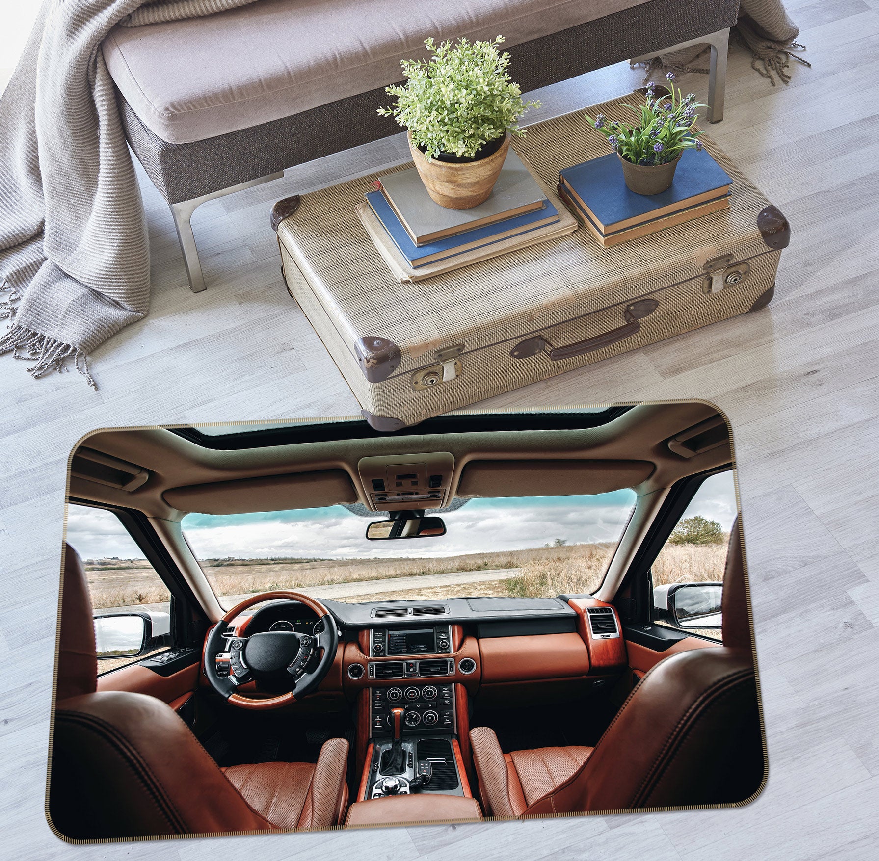 3D Car Interior 67216 Vehicle Non Slip Rug Mat
