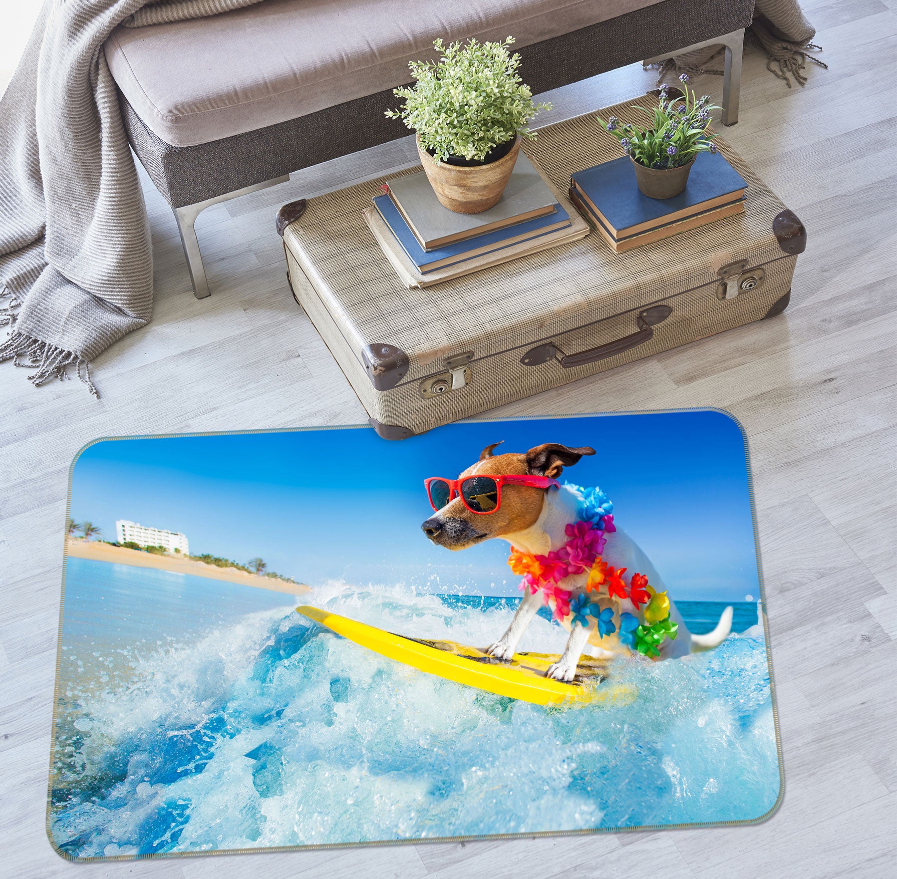 3D Surf Dog 37048 Non Slip Rug Mat