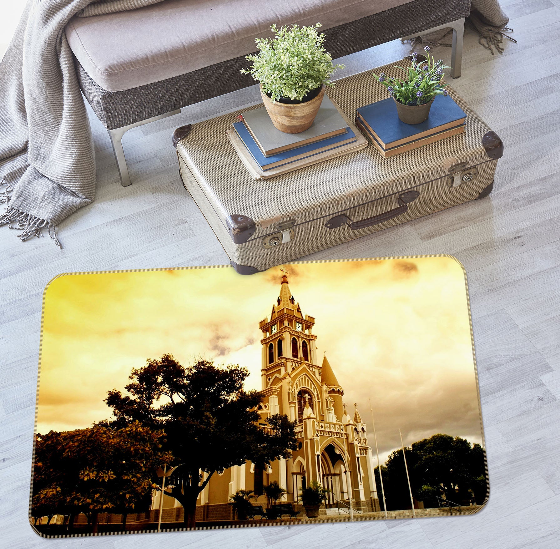 3D Houses 31200 Non Slip Rug Mat