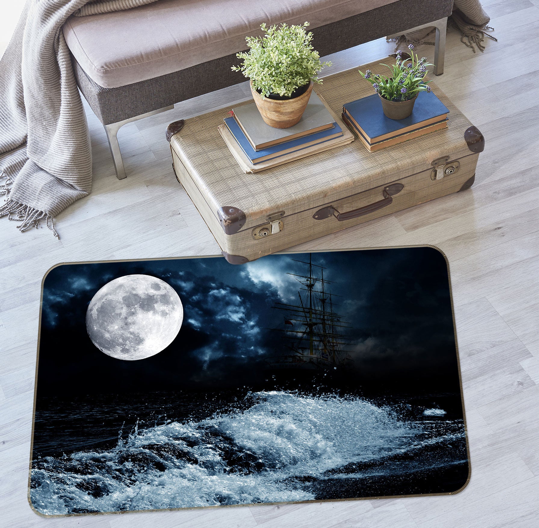 3D Moon 75220 Non Slip Rug Mat