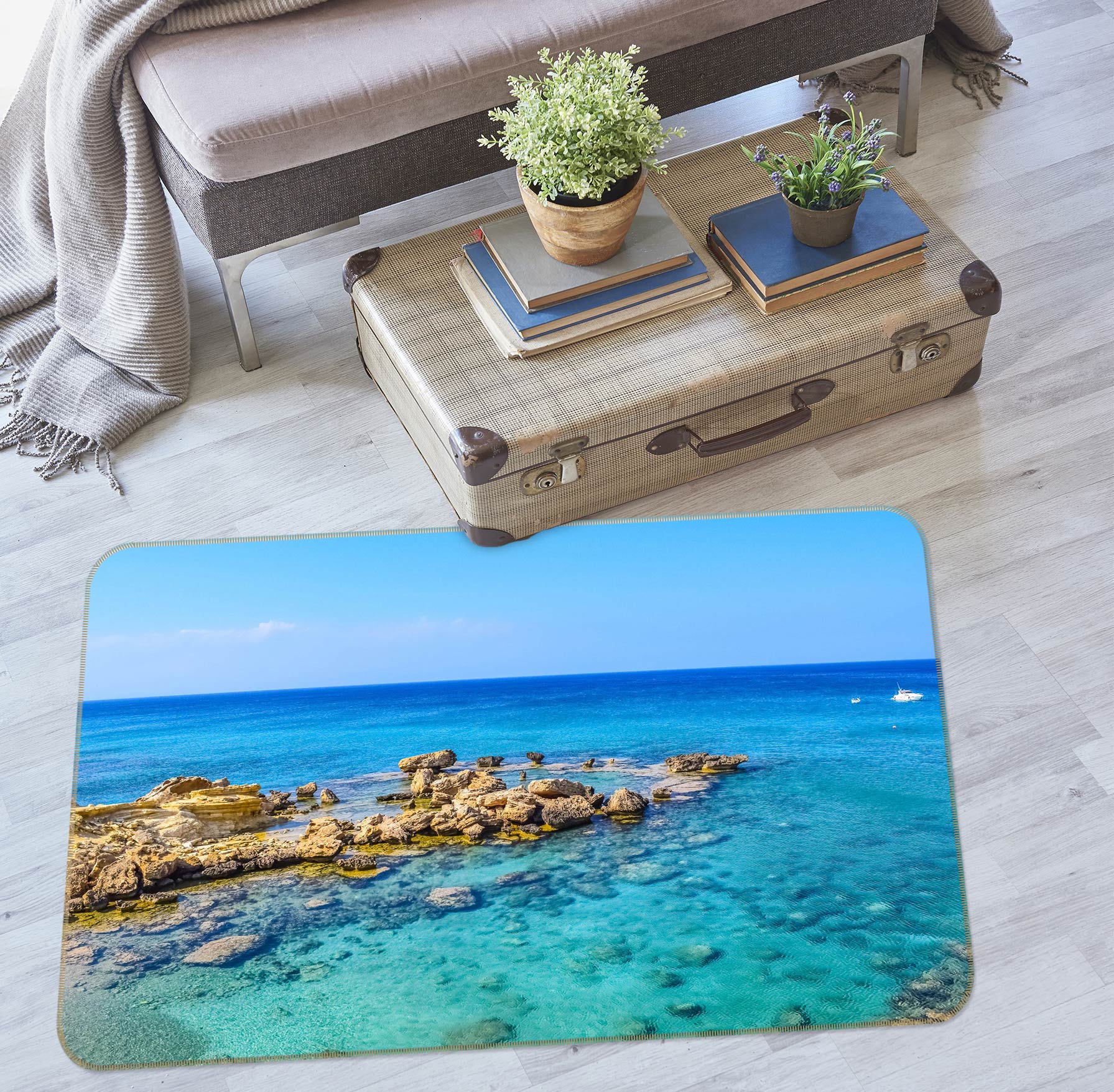 3D Ocean 76278 Non Slip Rug Mat