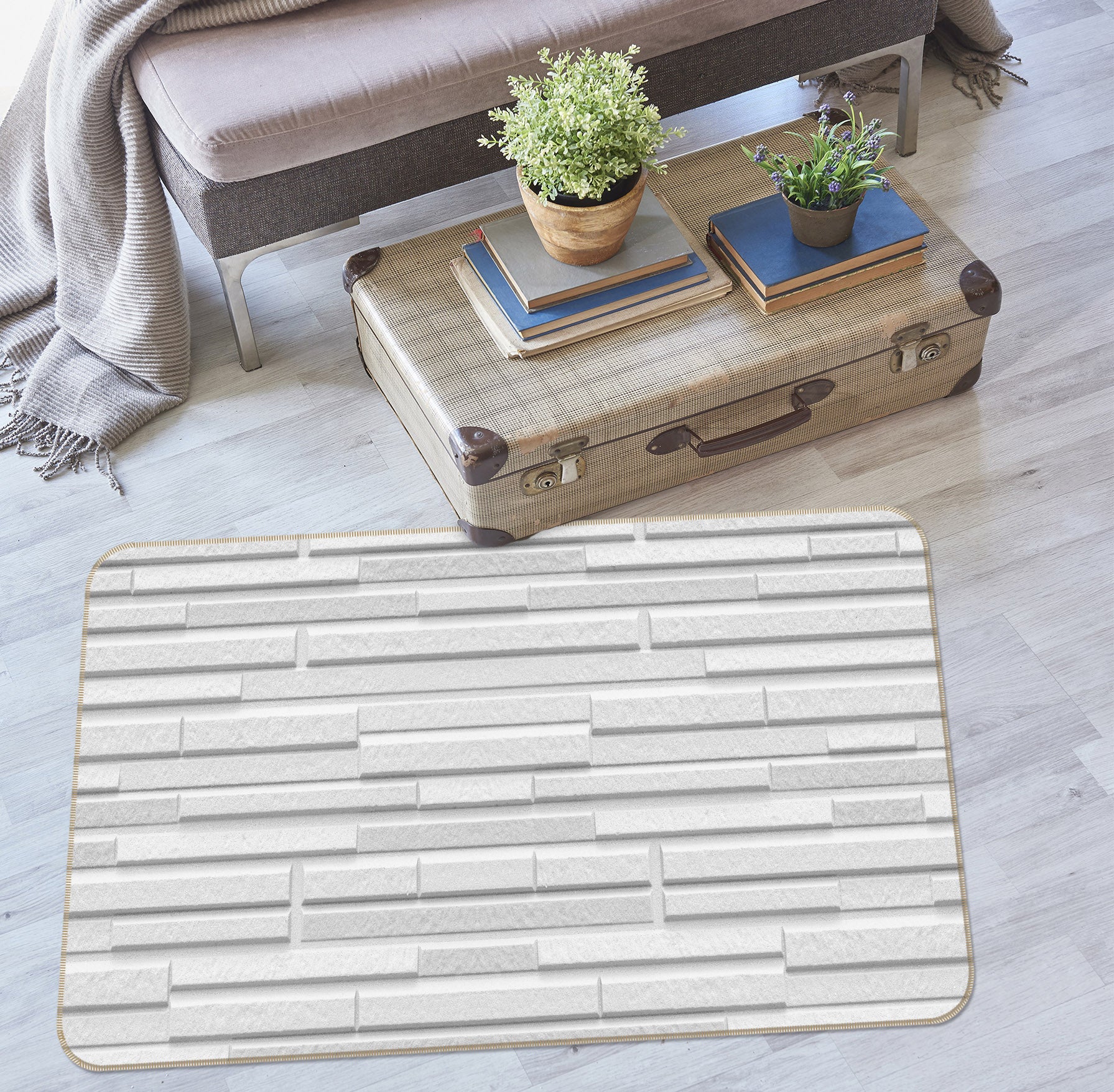 3D Strip 36076 Non Slip Rug Mat