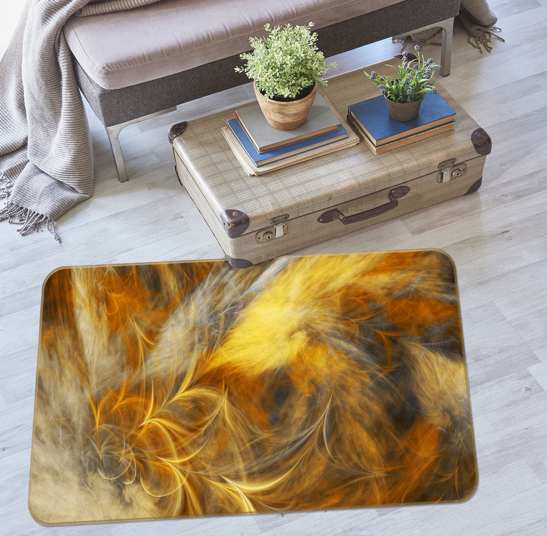 3D Texture 34180 Non Slip Rug Mat