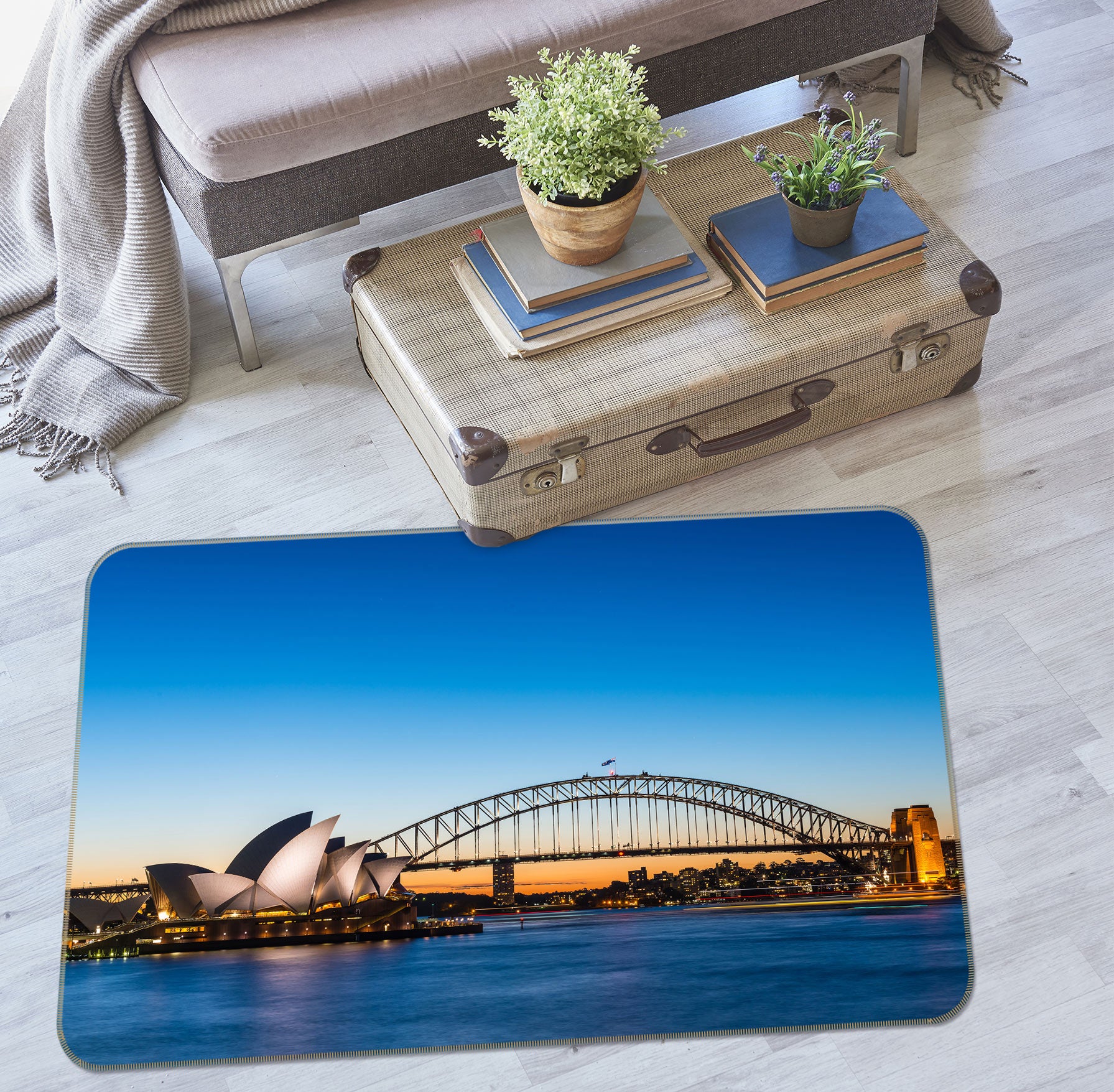 3D Bridge 77103 Non Slip Rug Mat