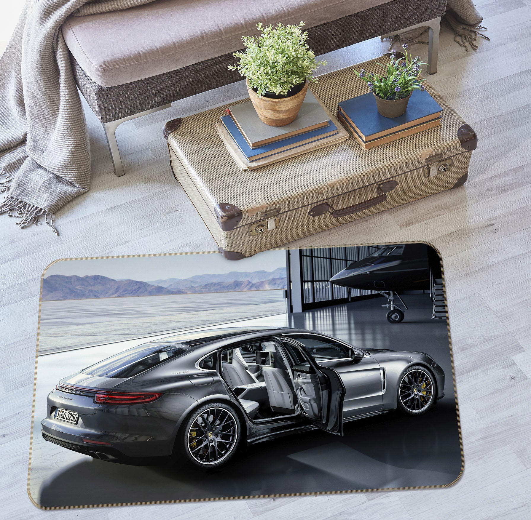 3D Dark Gray Car 42118 Vehicle Non Slip Rug Mat