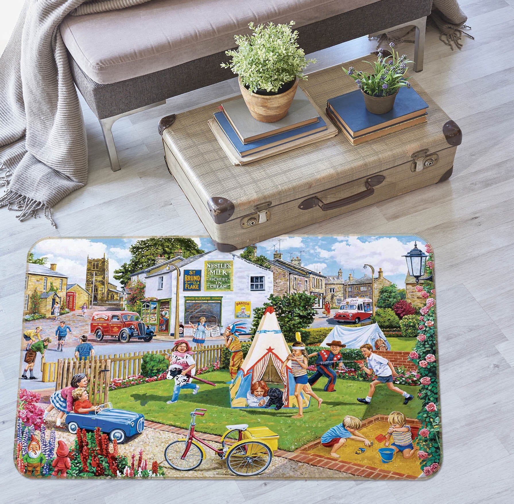 3D Wild Camping 1067 Trevor Mitchell Rug Non Slip Rug Mat Mat AJ Creativity Home 