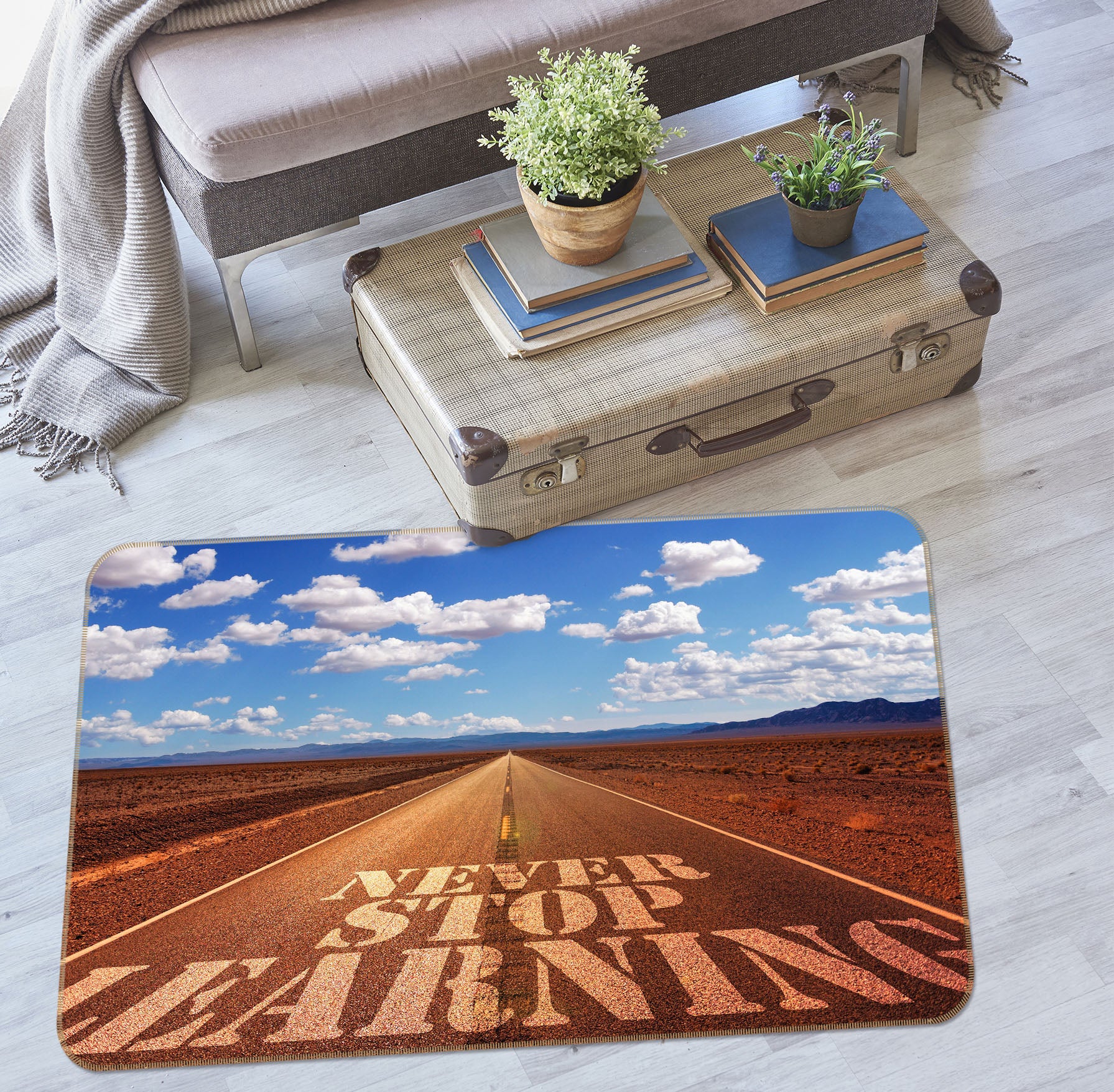 3D Highway 36172 Non Slip Rug Mat