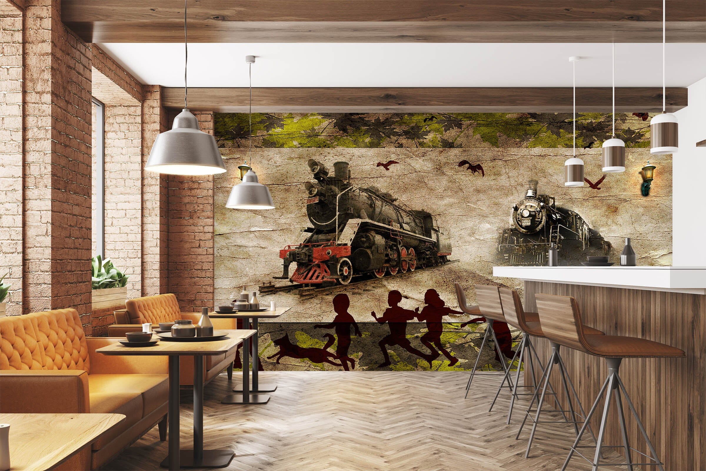 3D Sea Boat 3006 Wall Murals Wallpaper AJ Wallpaper 2 