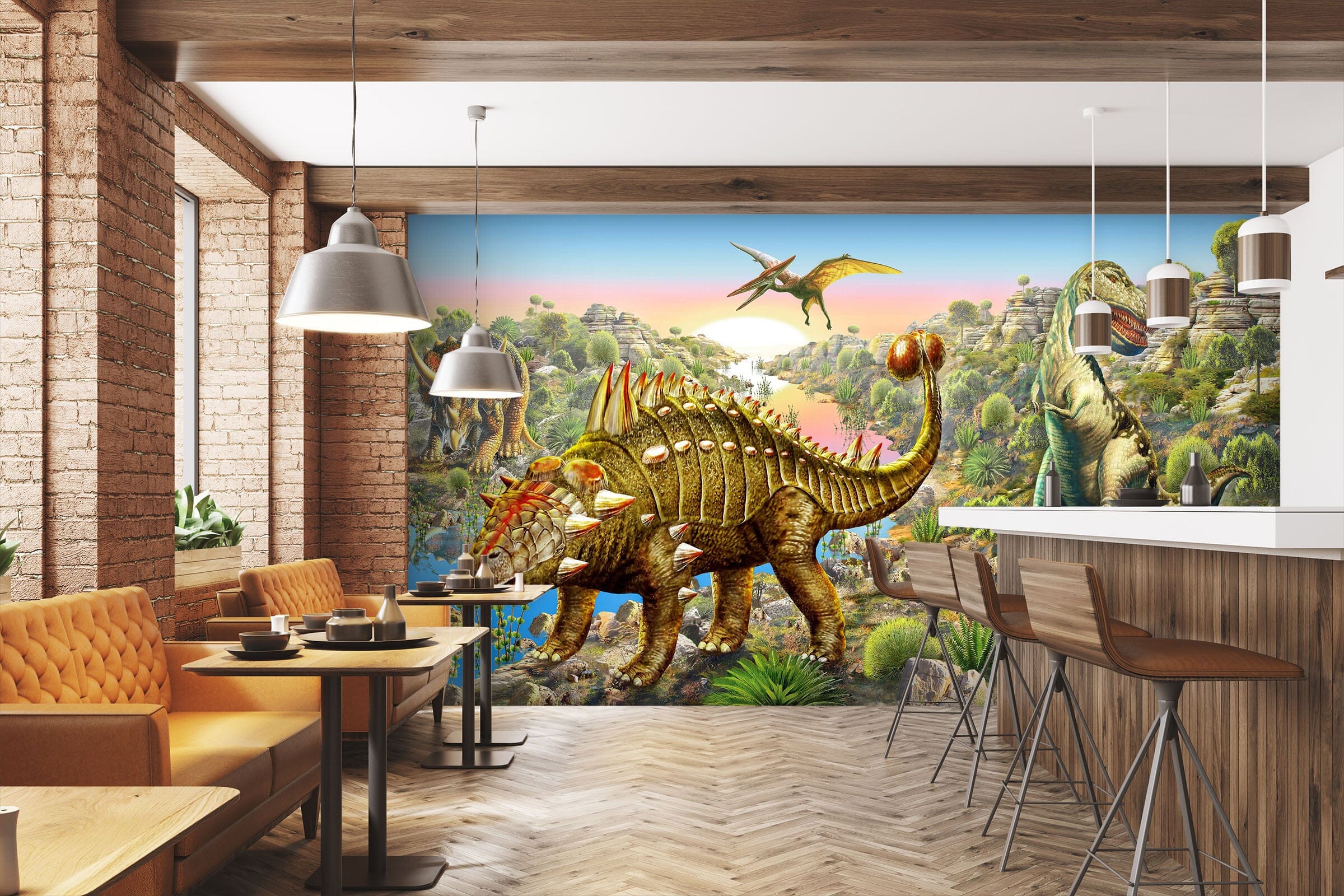 3D Dinosaur 1401 Adrian Chesterman Wall Mural Wall Murals Wallpaper AJ Wallpaper 2 