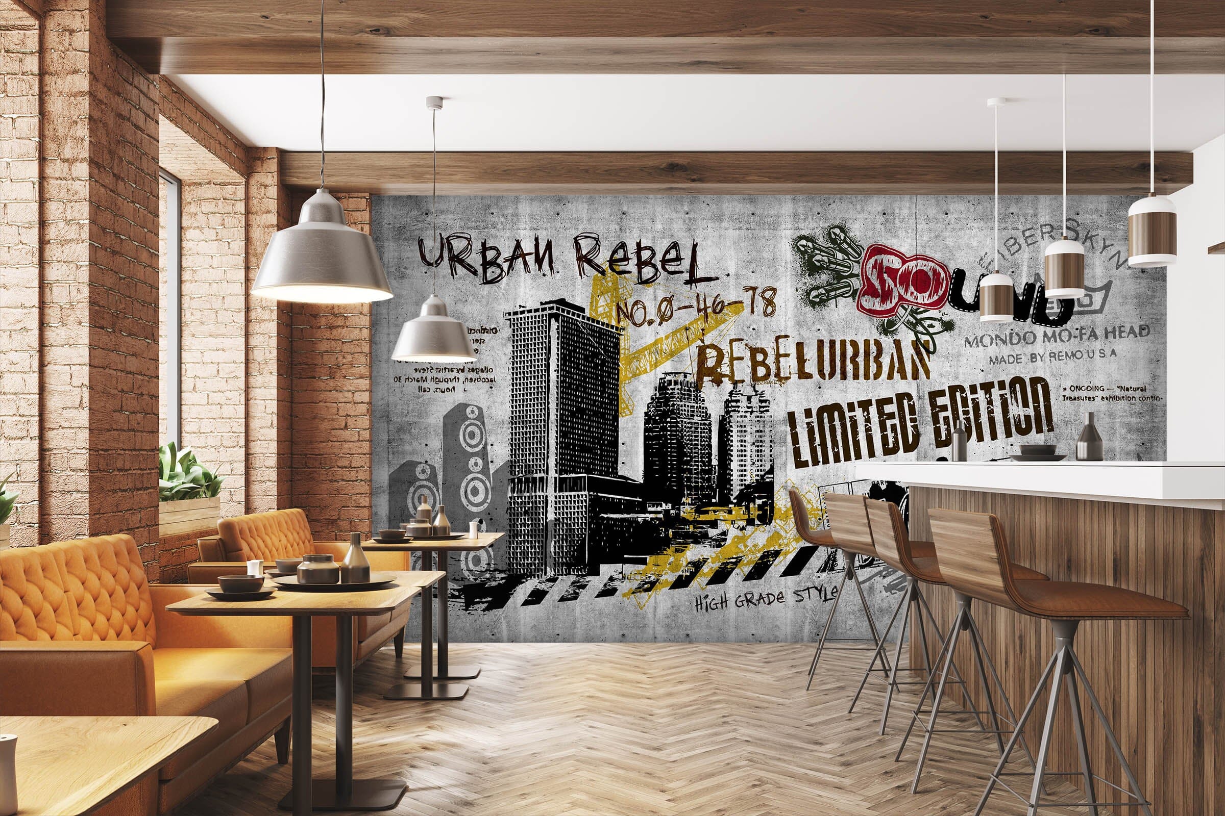 3D Simple Living Room 1495 Wall Murals Wallpaper AJ Wallpaper 2 