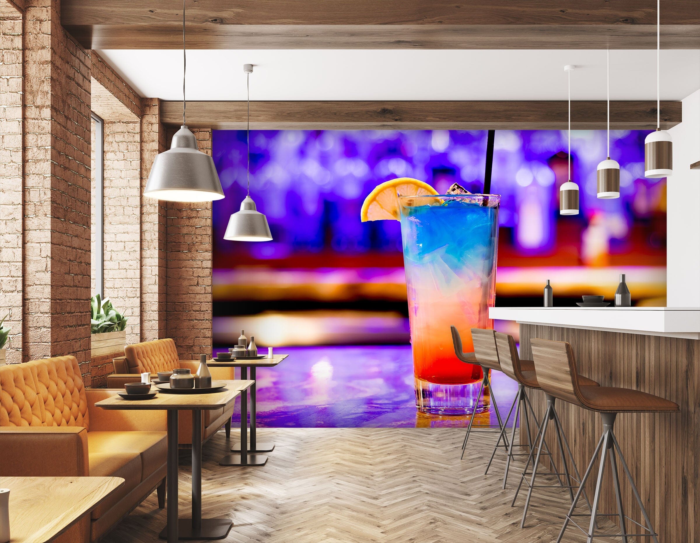 3D Delicious Cocktail 1437 Wall Murals Wallpaper AJ Wallpaper 2 