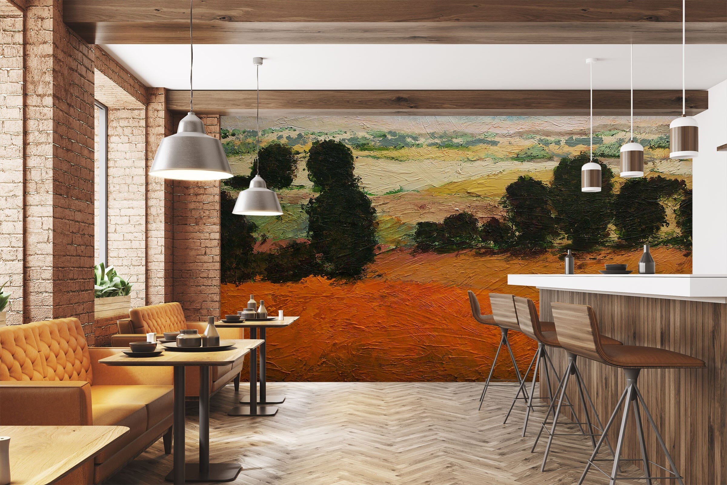 3D Autumn Field 206 Allan P. Friedlander Wall Mural Wall Murals Wallpaper AJ Wallpaper 2 