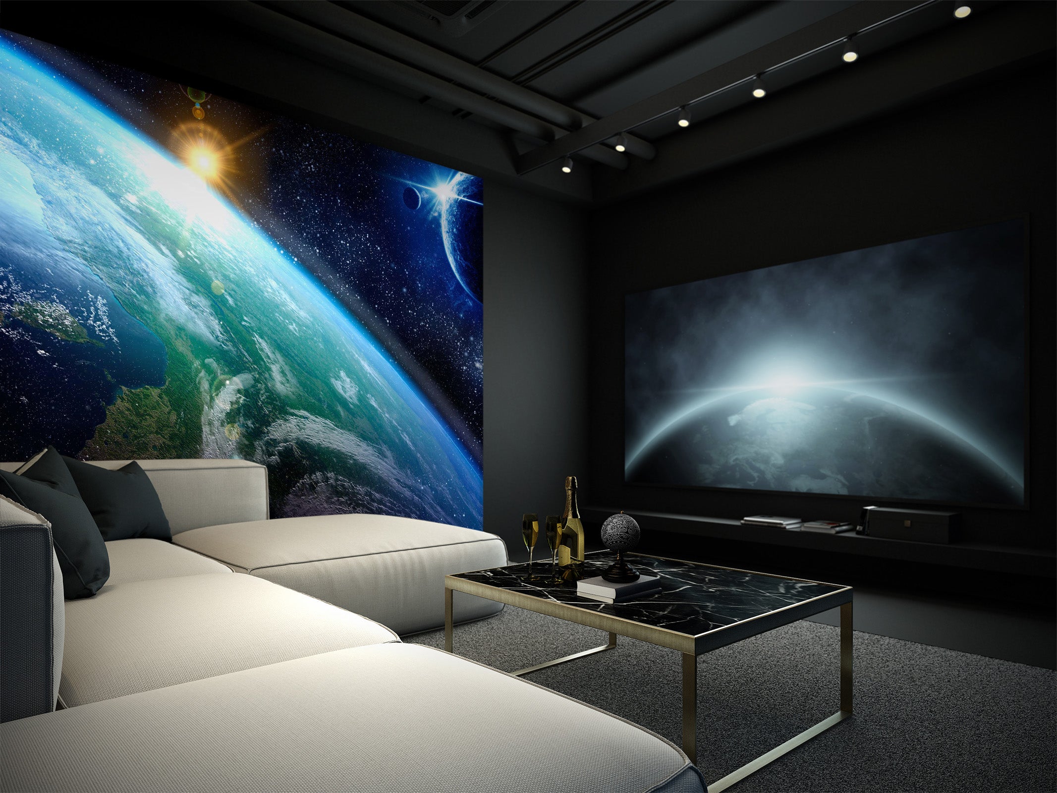 3D Space Planet 1414 Wall Murals