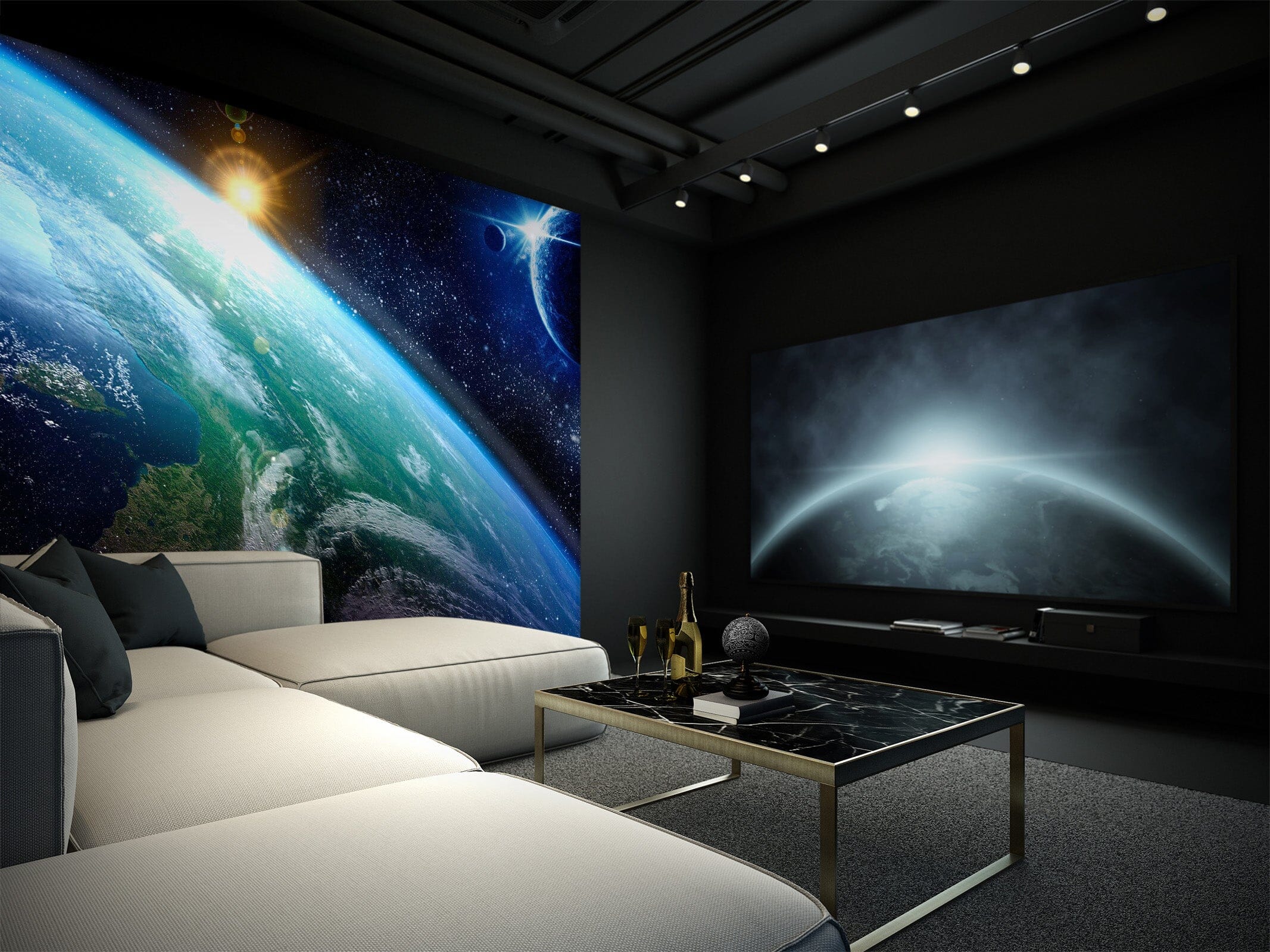 3D Space Planet 1414 Wall Murals Wallpaper AJ Wallpaper 2 