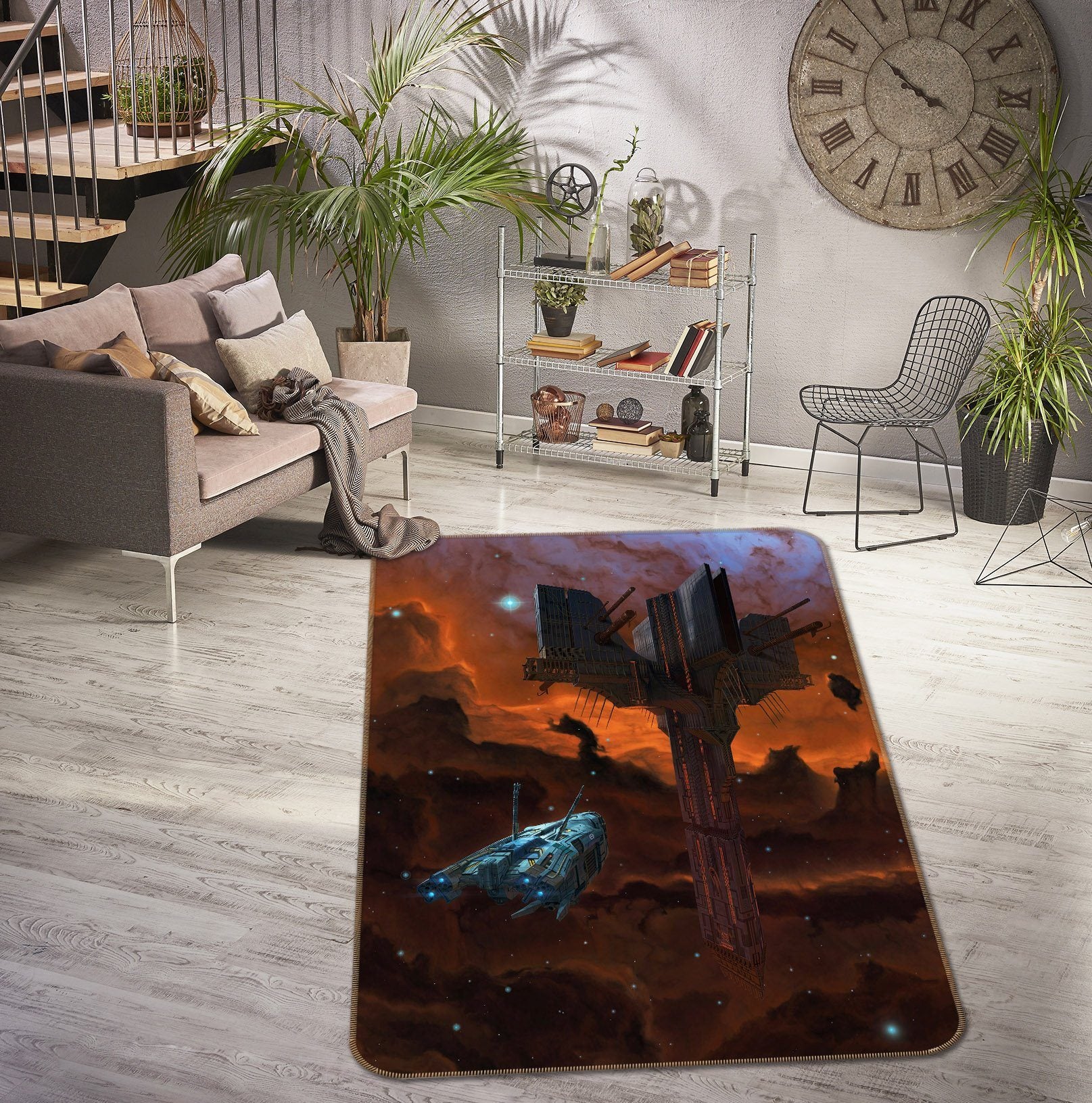 3D Alien Artifact 1007 Vincent Hie Rug Non Slip Rug Mat Mat AJ Creativity Home 