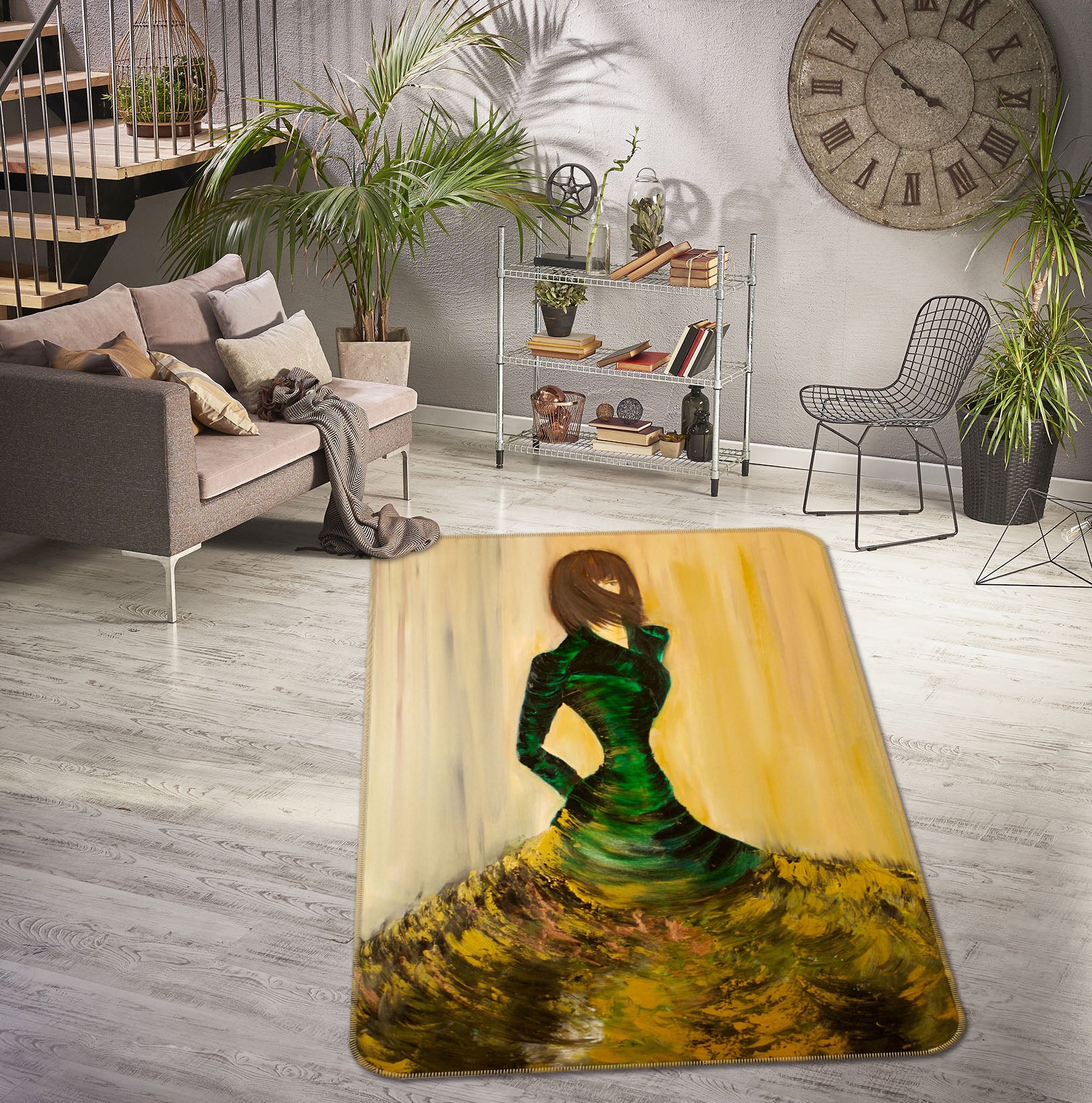 3D Women 33227 Non Slip Rug Mat