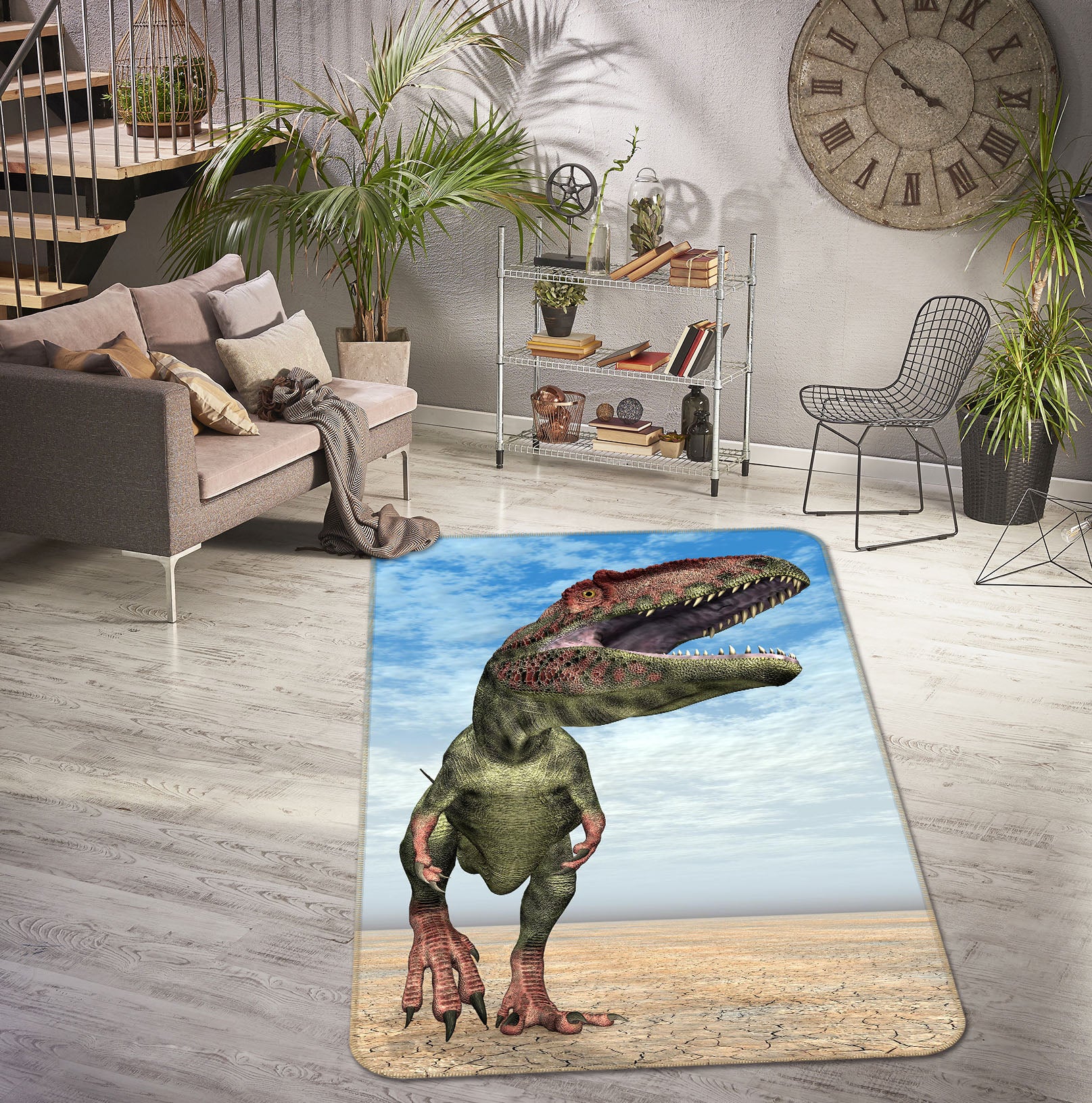 3D Dinosaur 38191 Animal Non Slip Rug Mat