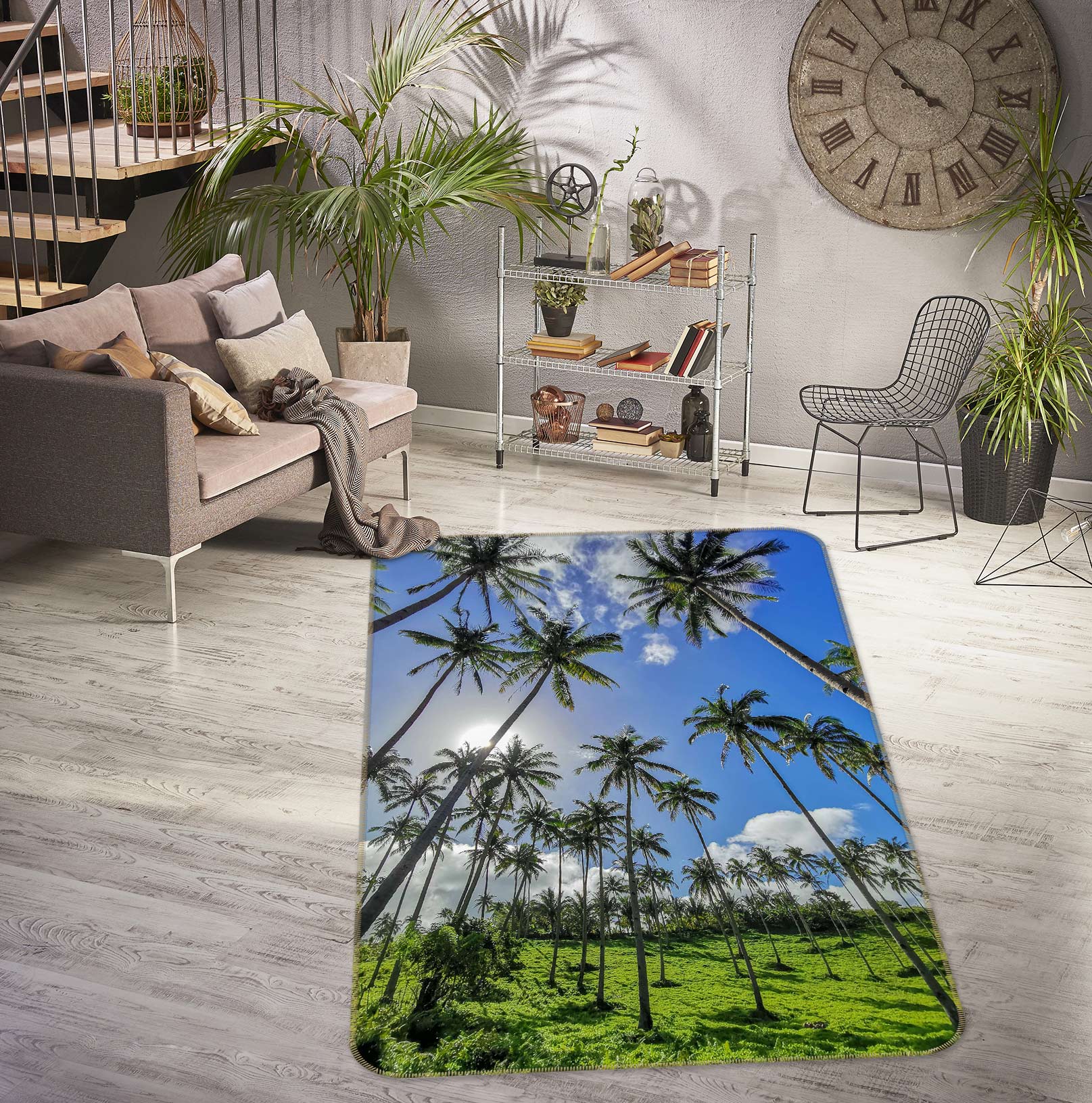 3D Coconut Grove 27072 Non Slip Rug Mat