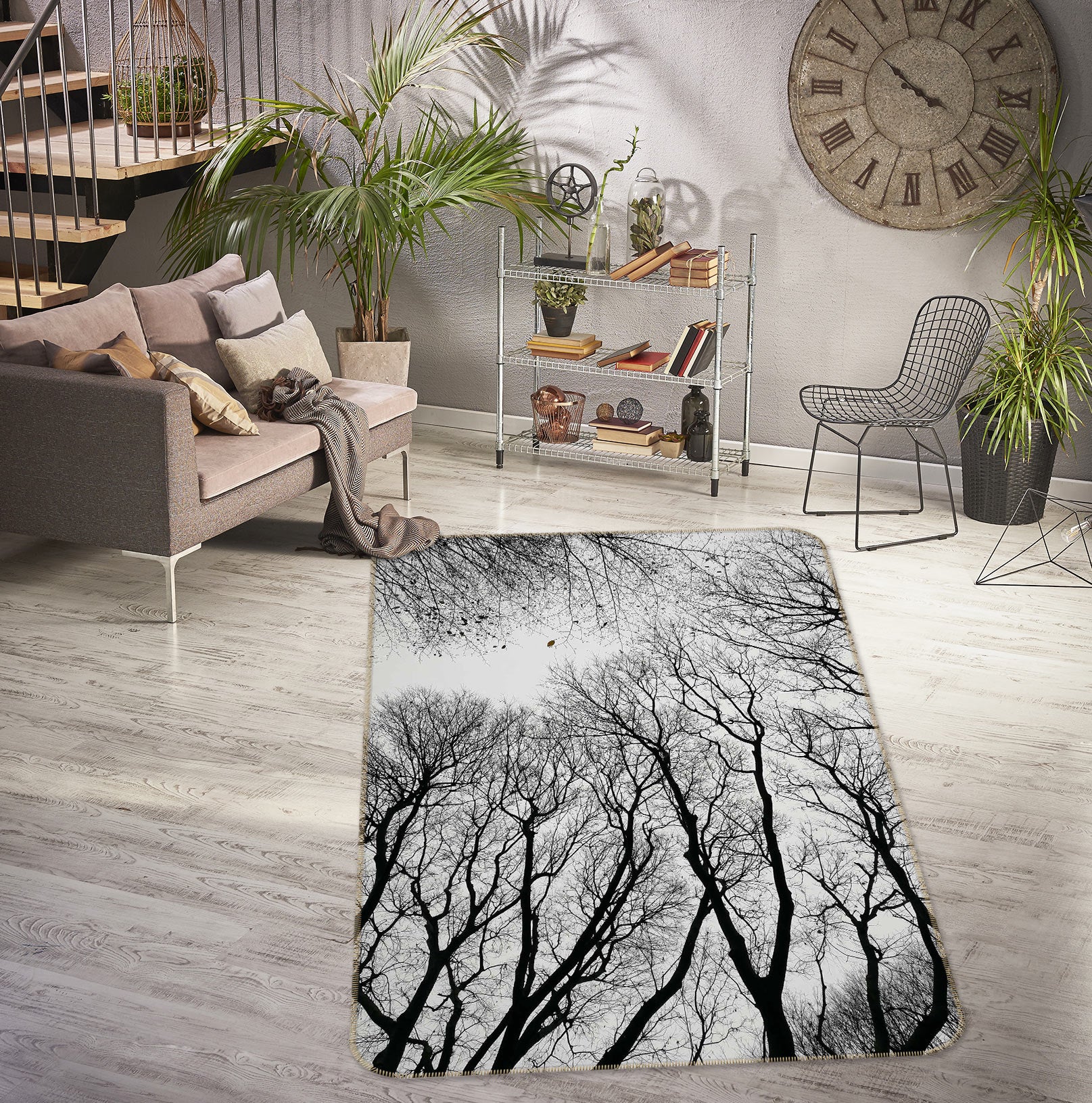 3D Dead Wood 27025 Non Slip Rug Mat