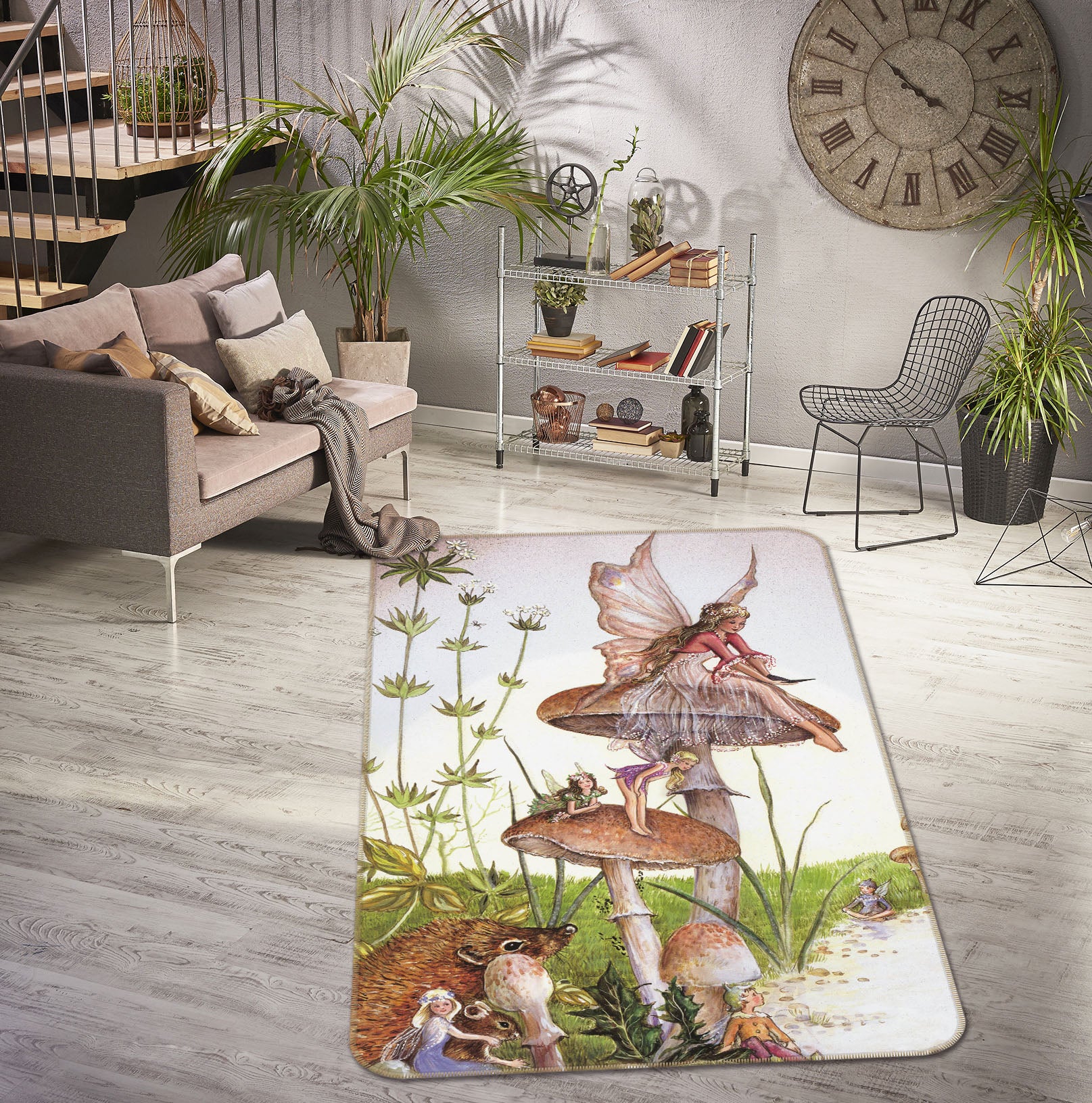 3D Mushroom 34101 Non Slip Rug Mat
